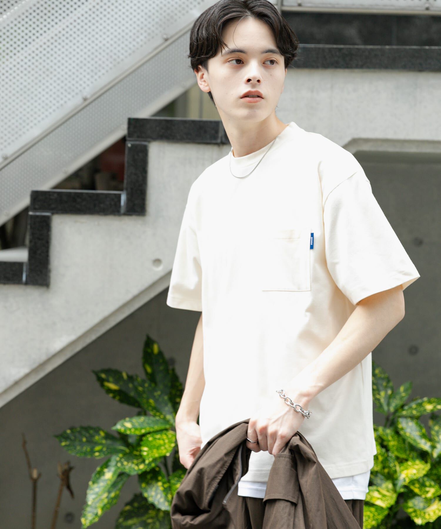 SENSE OF PLACE by URBAN RESEARCH「『UR TECH ひやサラクール』リラックスポケTシャツ」|Tシャツ・カットソー|