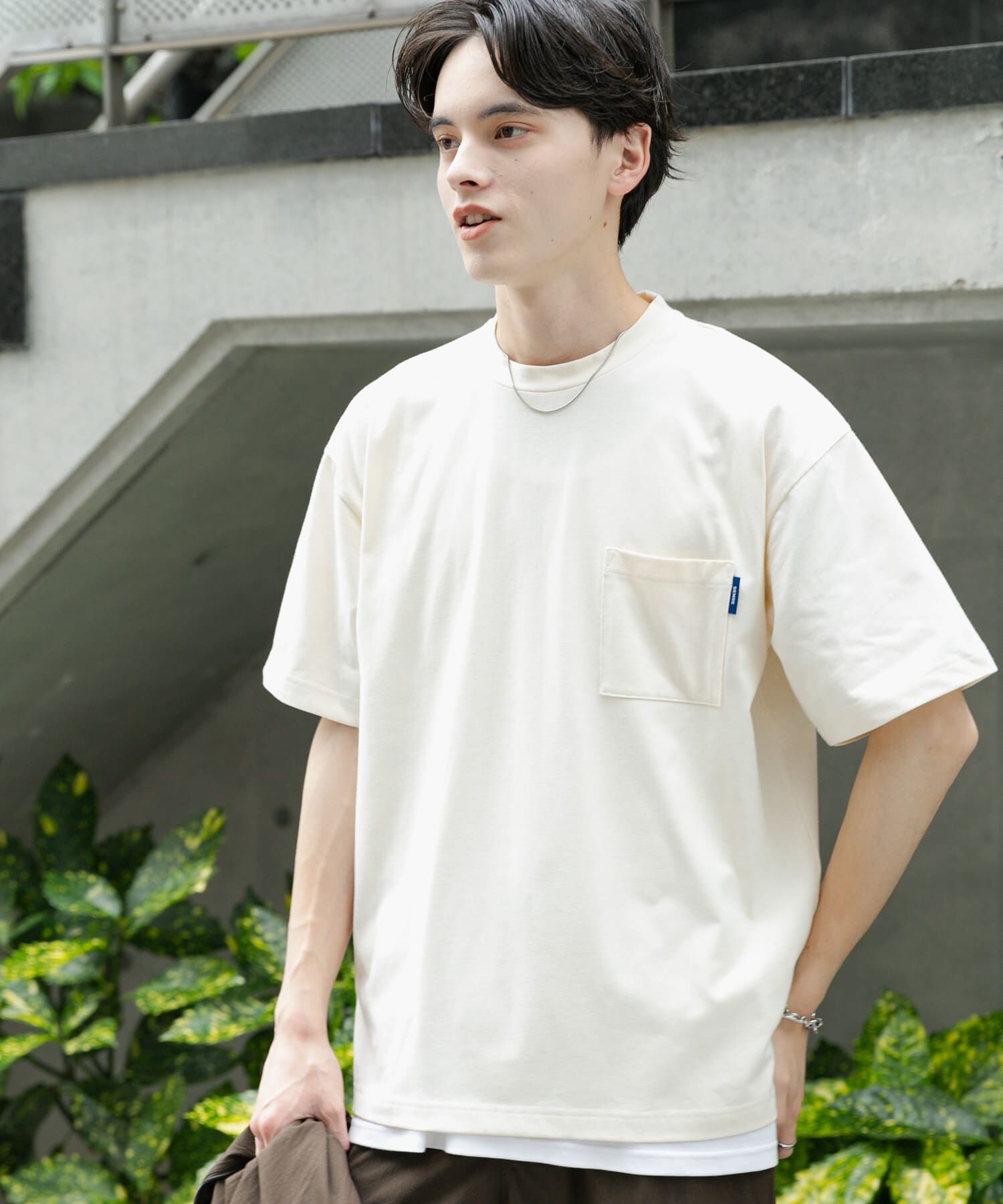 SENSE OF PLACE by URBAN RESEARCH「『UR TECH ひやサラクール』リラックスポケTシャツ」|Tシャツ・カットソー|