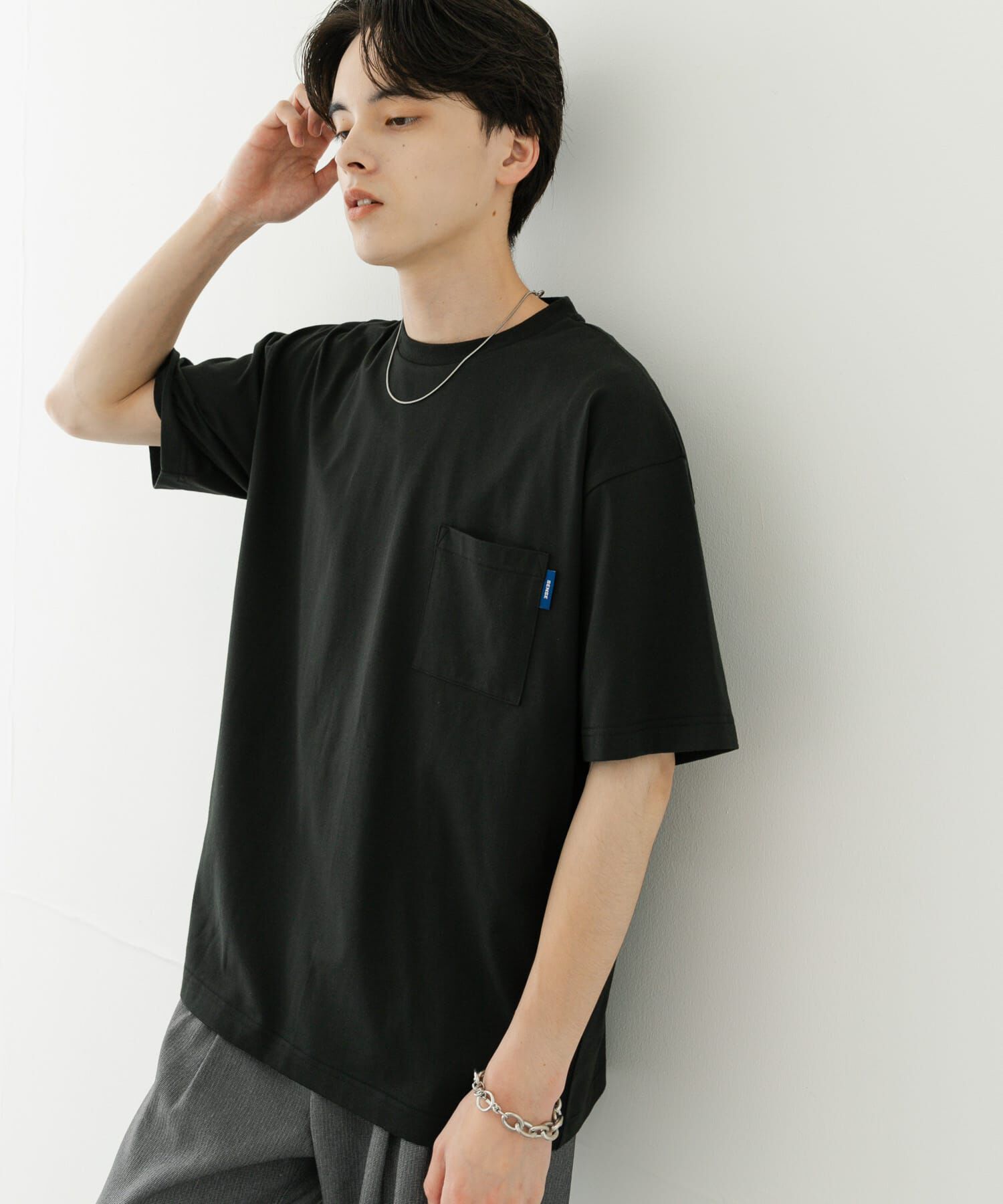 SENSE OF PLACE by URBAN RESEARCH「『UR TECH ひやサラクール』リラックスポケTシャツ」|Tシャツ・カットソー|