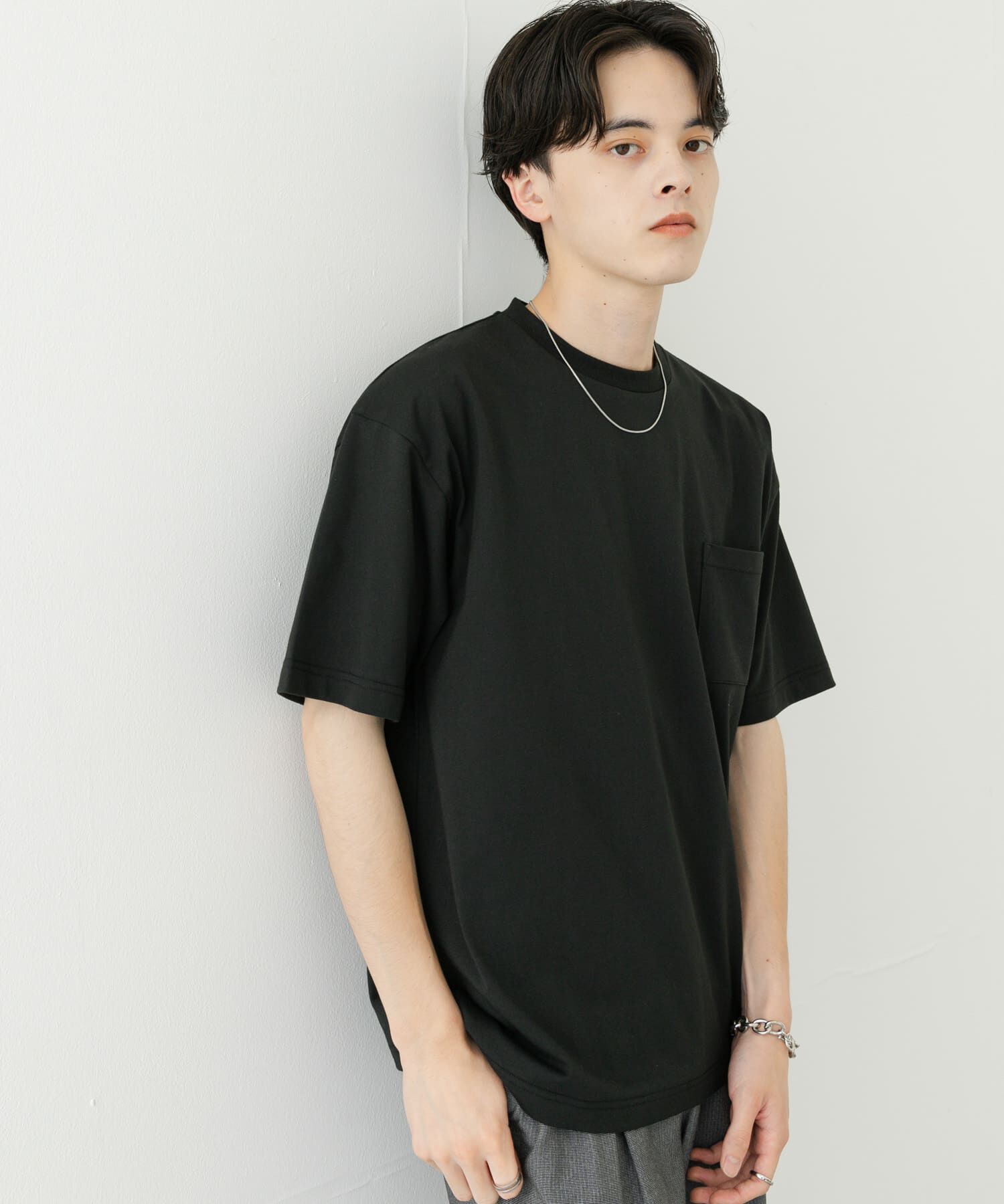 SENSE OF PLACE by URBAN RESEARCH「『UR TECH ひやサラクール』リラックスポケTシャツ」|Tシャツ・カットソー|