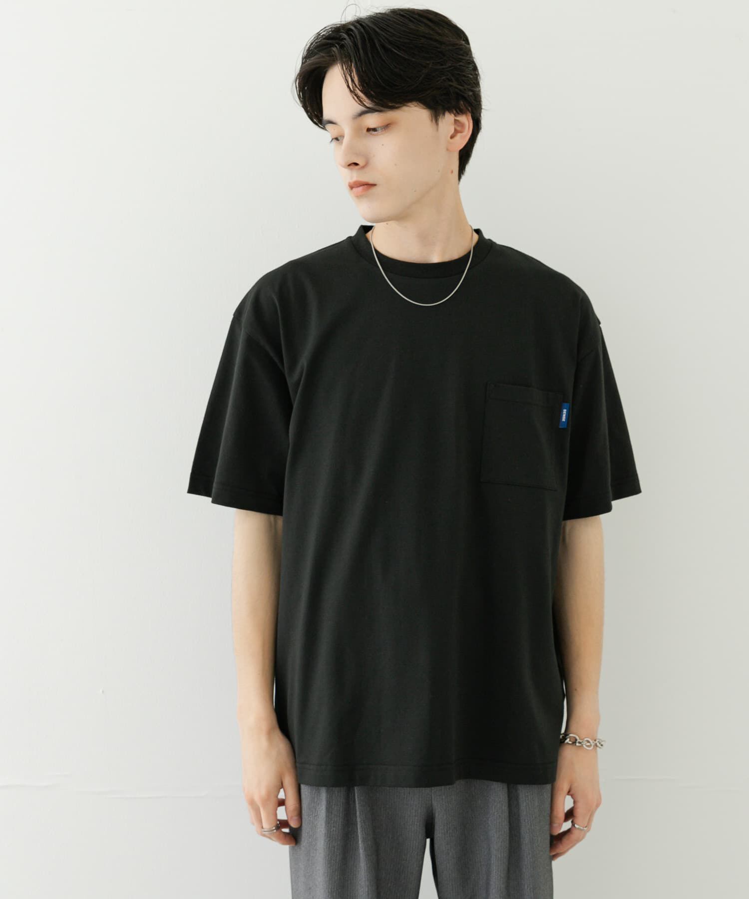 SENSE OF PLACE by URBAN RESEARCH「『UR TECH ひやサラクール』リラックスポケTシャツ」|Tシャツ・カットソー|