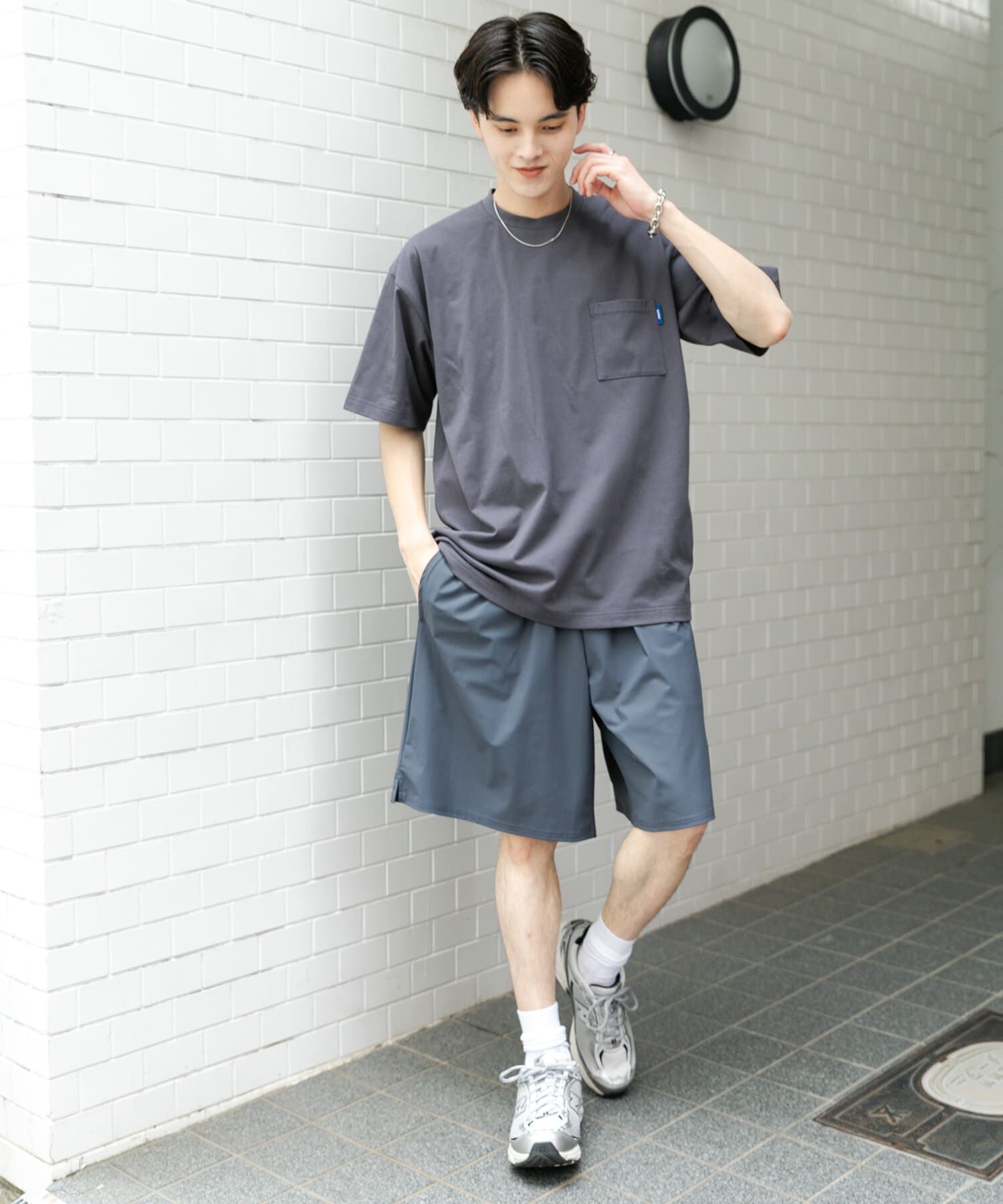 SENSE OF PLACE by URBAN RESEARCH「『UR TECH ひやサラクール』リラックスポケTシャツ」|Tシャツ・カットソー|