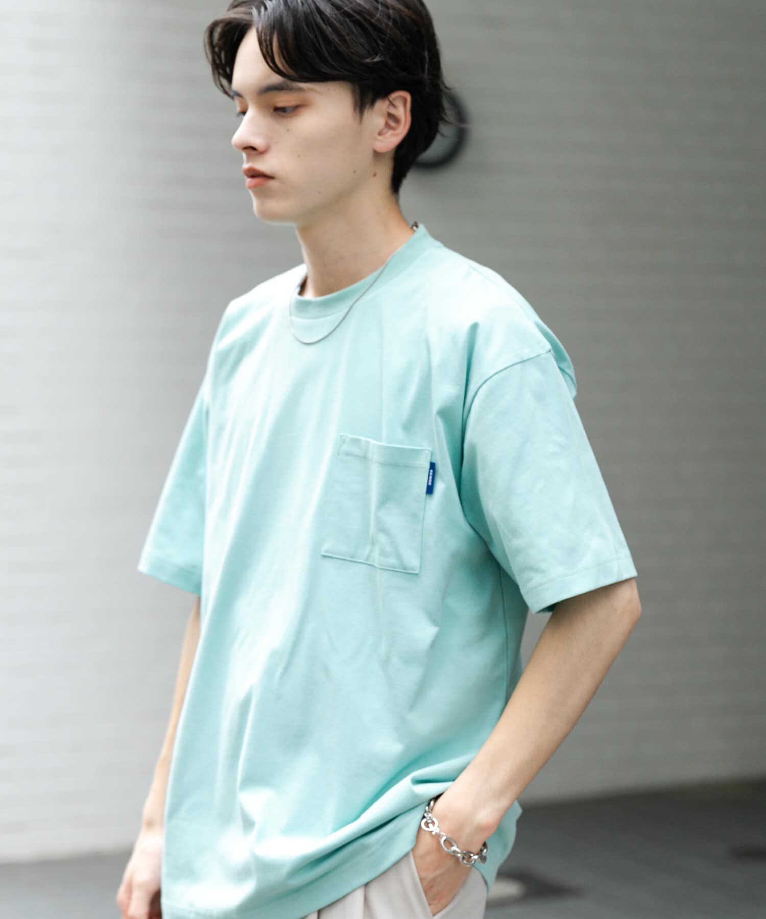 SENSE OF PLACE by URBAN RESEARCH「『UR TECH ひやサラクール』リラックスポケTシャツ」|Tシャツ・カットソー|