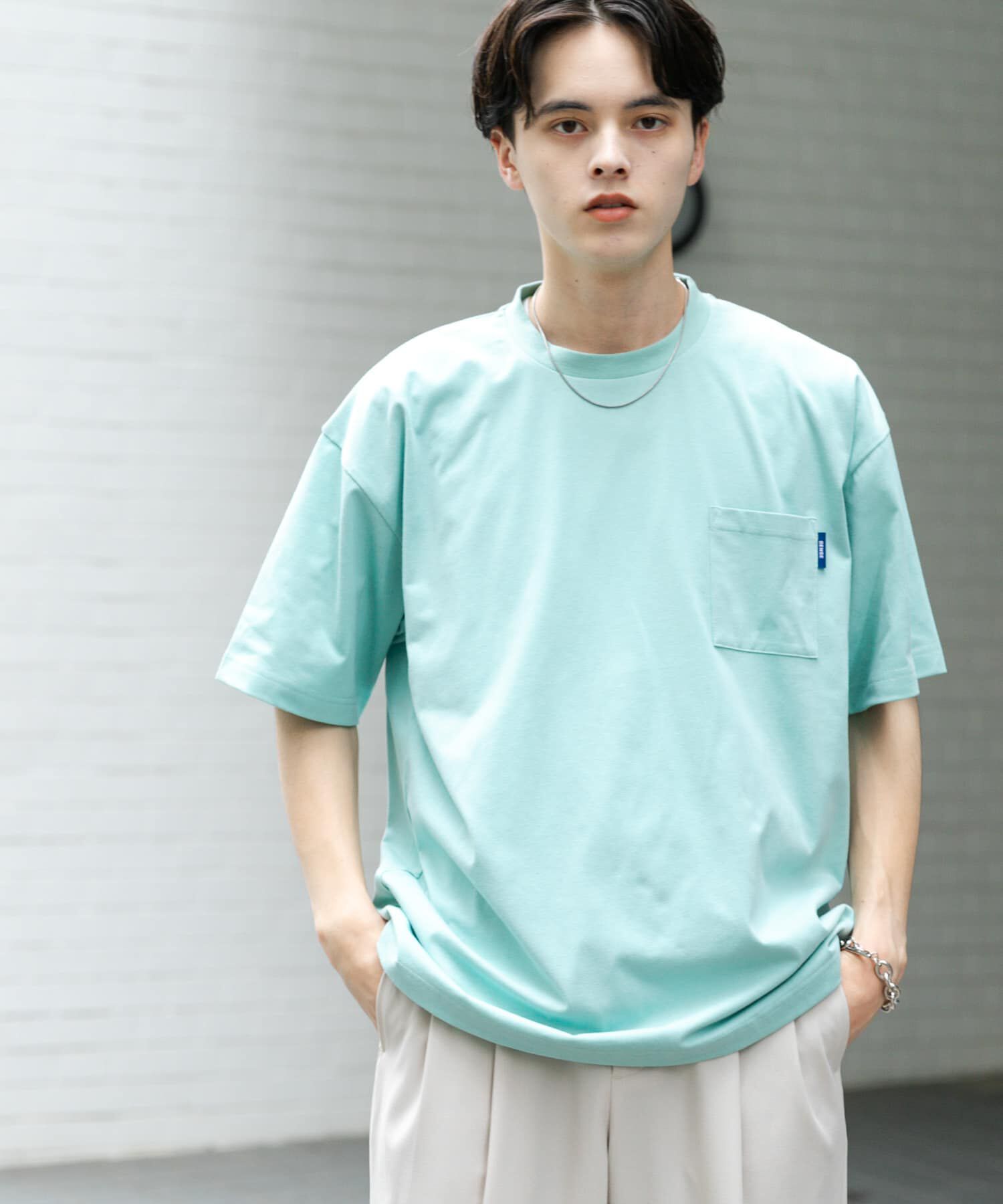 SENSE OF PLACE by URBAN RESEARCH「『UR TECH ひやサラクール』リラックスポケTシャツ」|Tシャツ・カットソー|