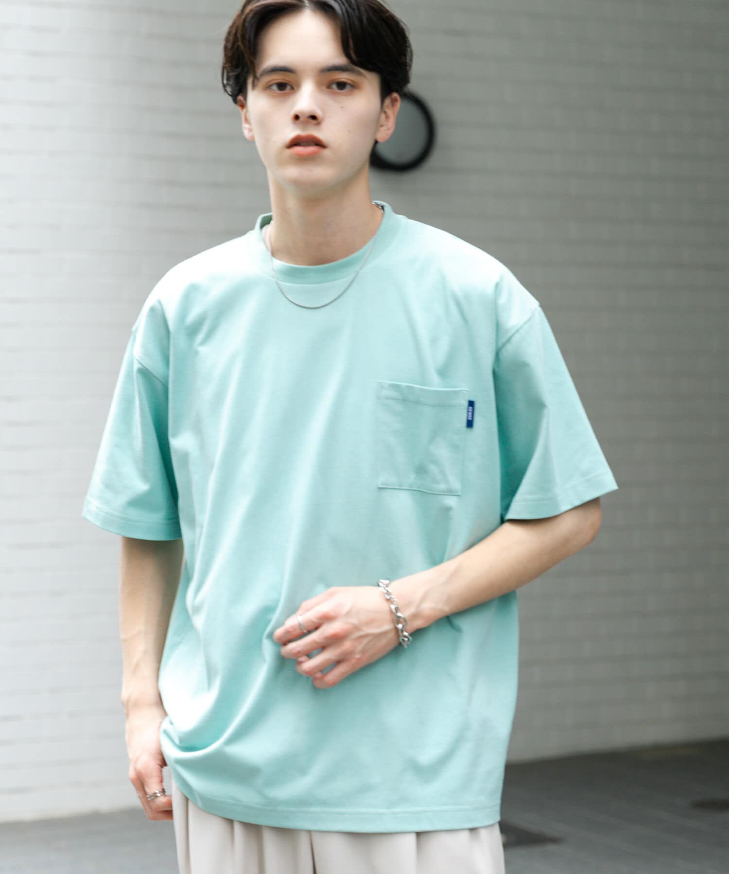 SENSE OF PLACE by URBAN RESEARCH「『UR TECH ひやサラクール』リラックスポケTシャツ」|Tシャツ・カットソー|