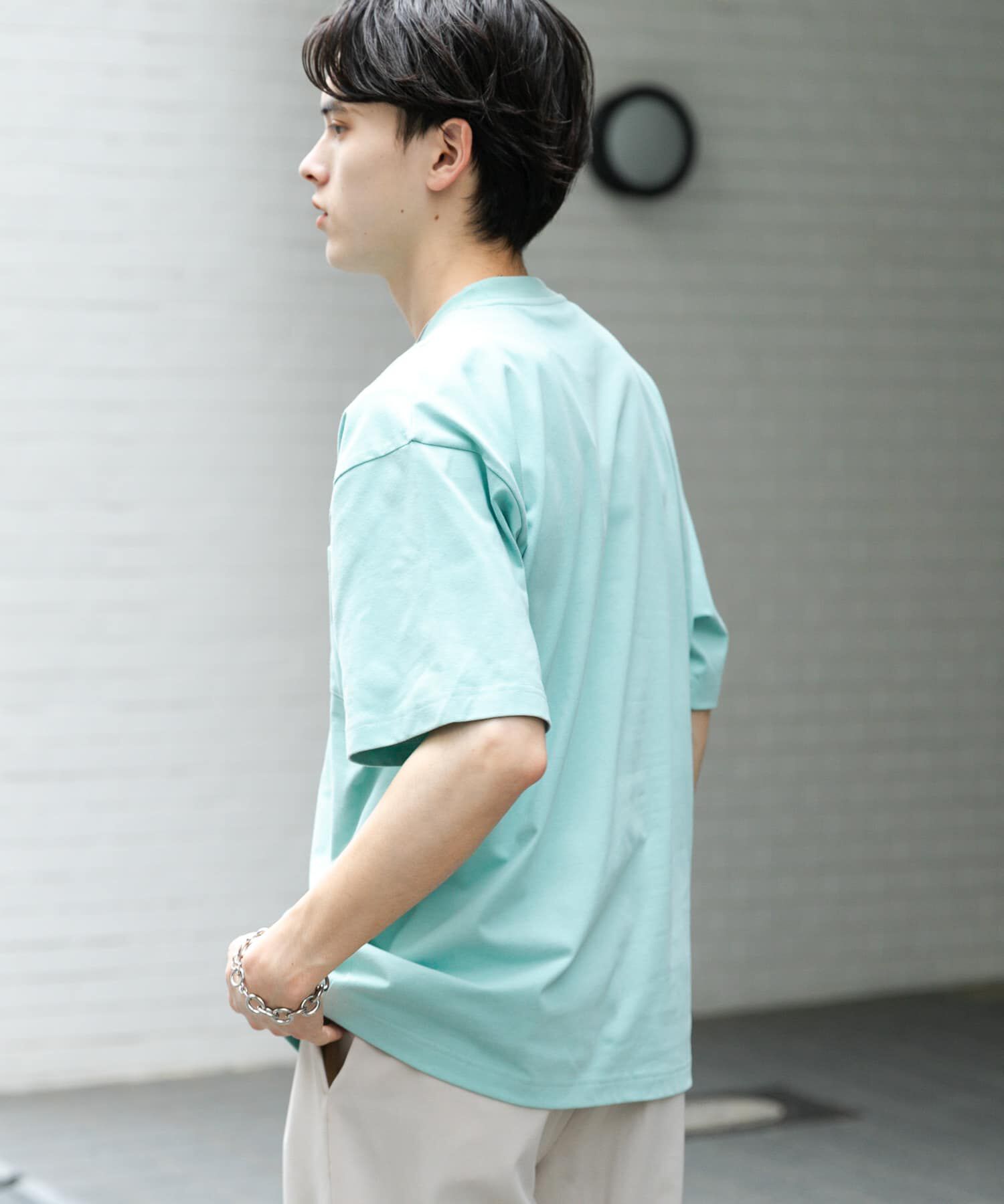 SENSE OF PLACE by URBAN RESEARCH「『UR TECH ひやサラクール』リラックスポケTシャツ」|Tシャツ・カットソー|