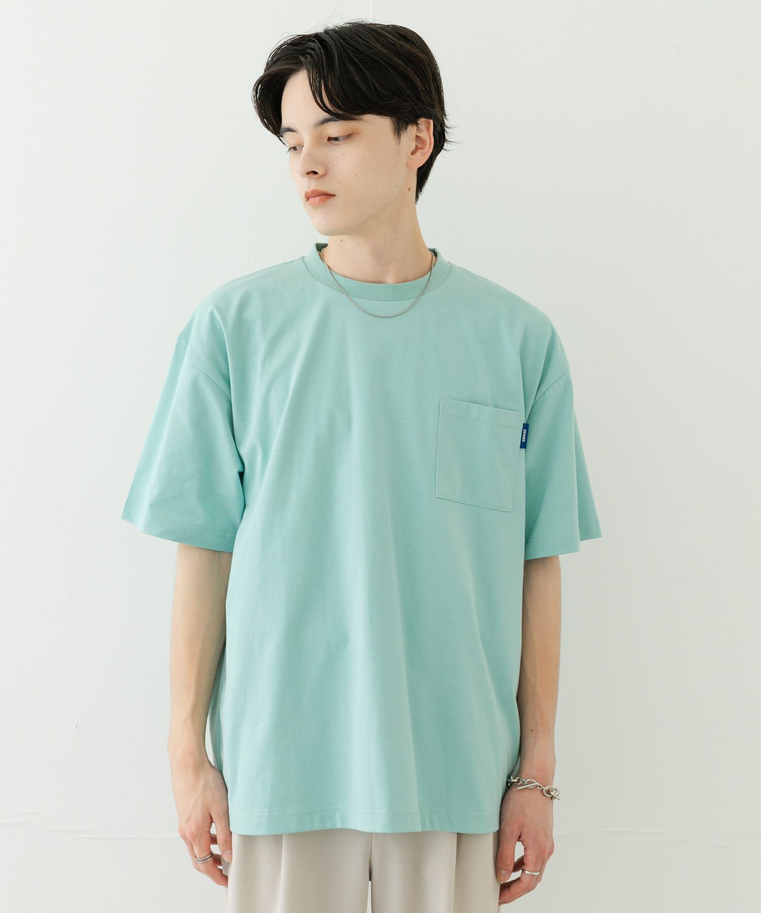 SENSE OF PLACE by URBAN RESEARCH「『UR TECH ひやサラクール』リラックスポケTシャツ」|Tシャツ・カットソー|