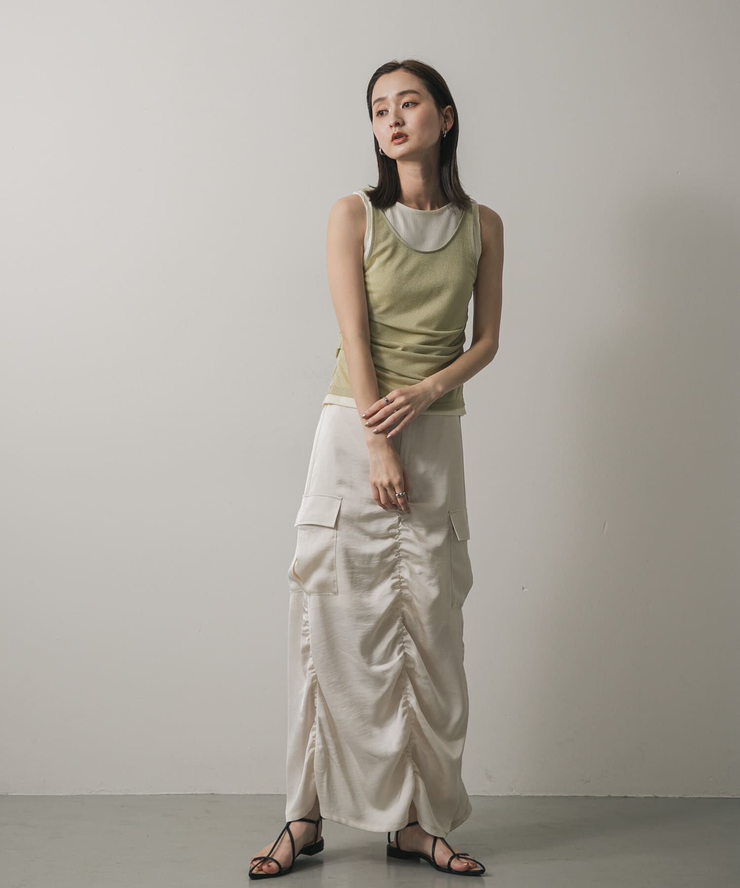 SENSE OF PLACE by URBAN RESEARCH「シアーレイヤードタンクトップ」|タンクトップ|