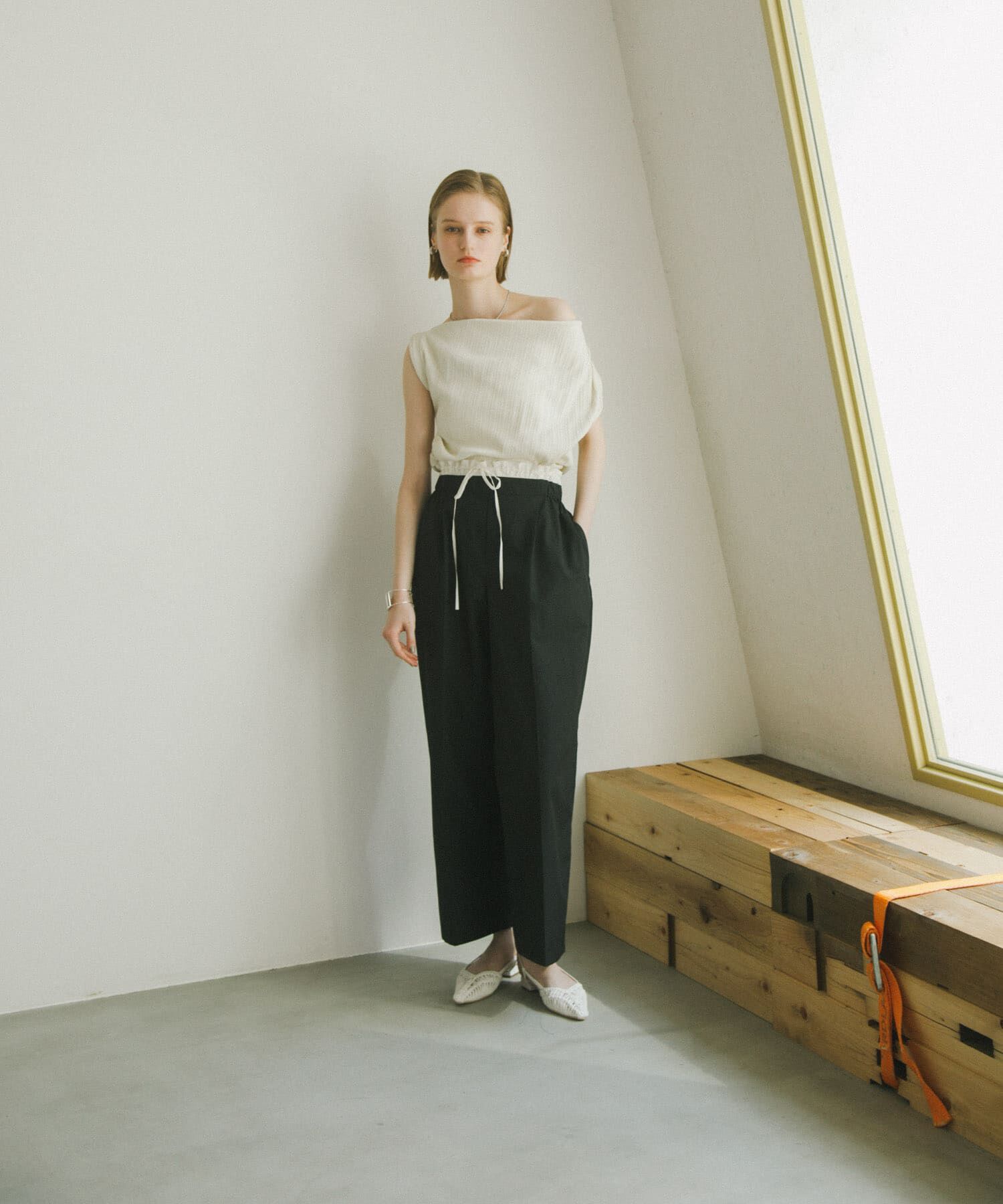 SENSE OF PLACE by URBAN RESEARCH「ランダムリブワンショルダーカットトップ」|Tシャツ・カットソー|