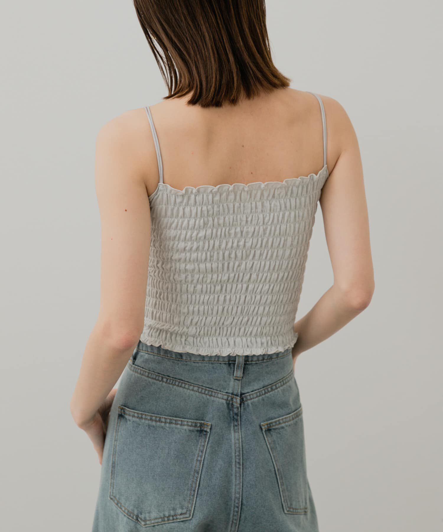 SENSE OF PLACE by URBAN RESEARCH「ラメシャーリングカップツキキャミソール」|キャミソール|