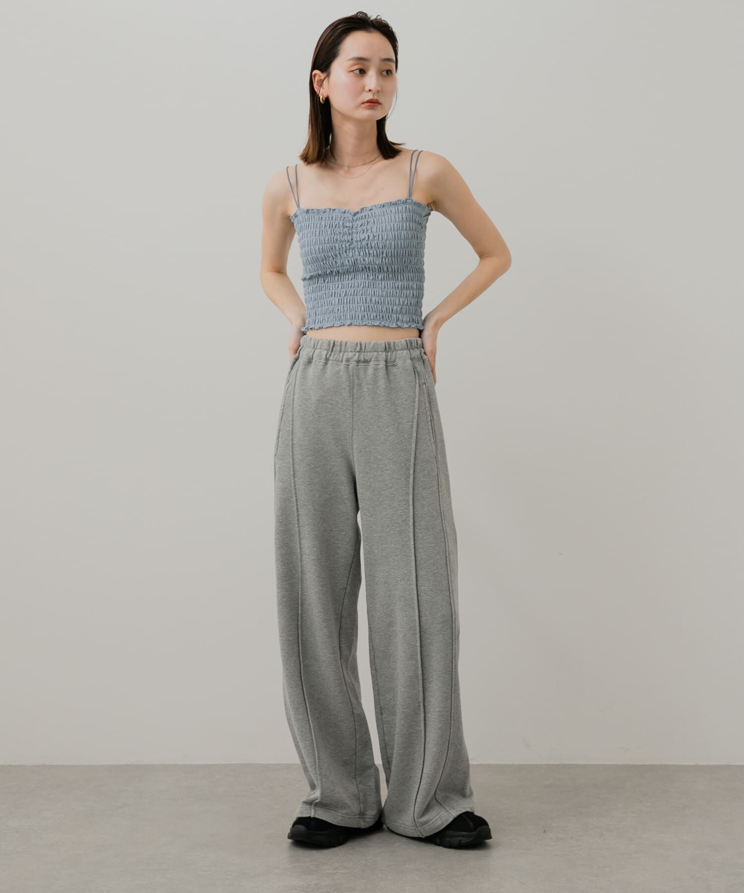 SENSE OF PLACE by URBAN RESEARCH「ラメシャーリングカップツキキャミソール」|キャミソール|