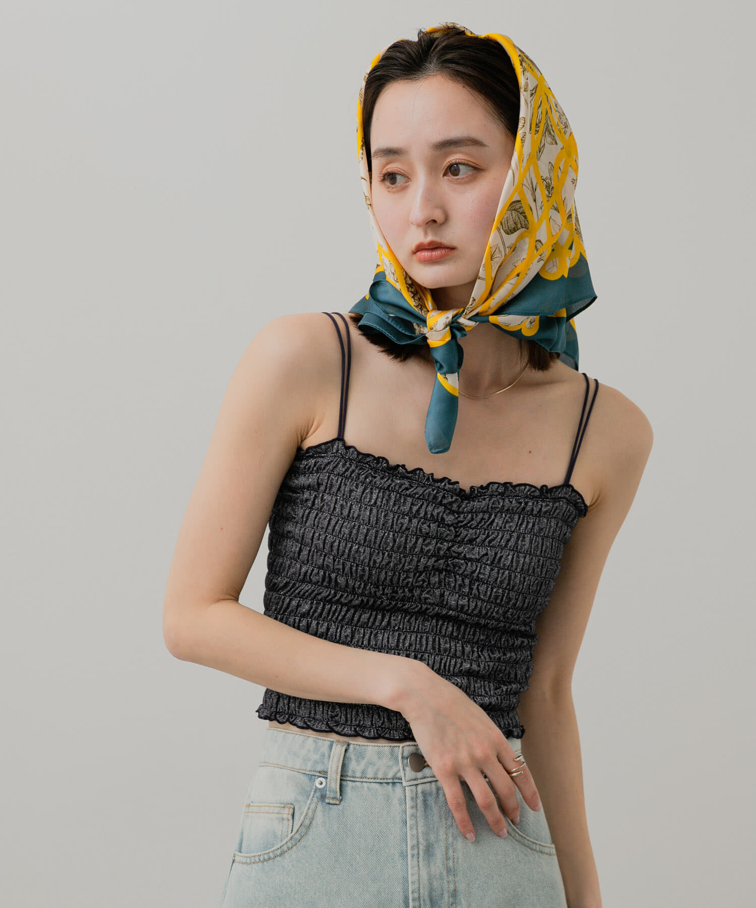 SENSE OF PLACE by URBAN RESEARCH「ラメシャーリングカップツキキャミソール」|キャミソール|