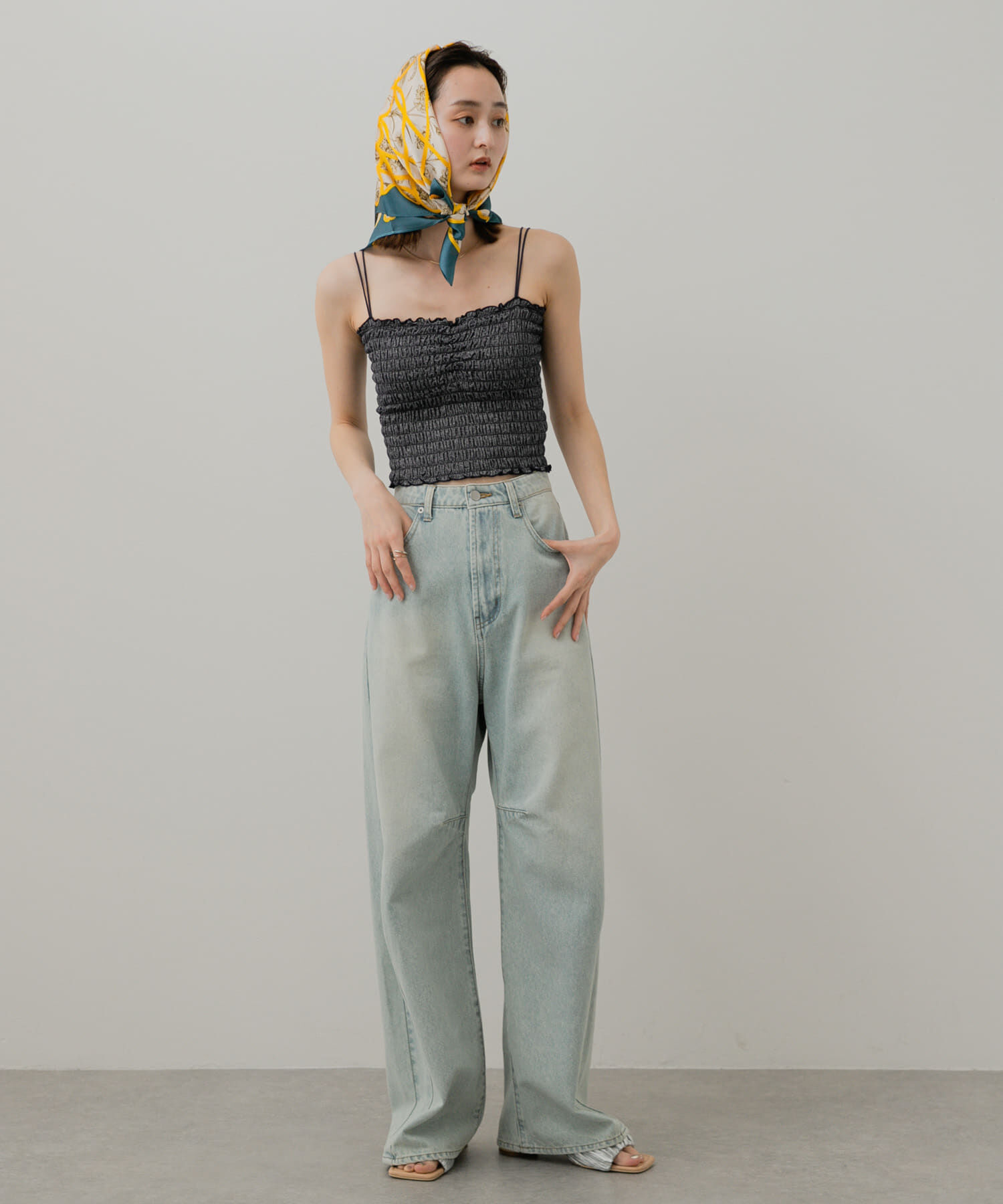 SENSE OF PLACE by URBAN RESEARCH「ラメシャーリングカップツキキャミソール」|キャミソール|