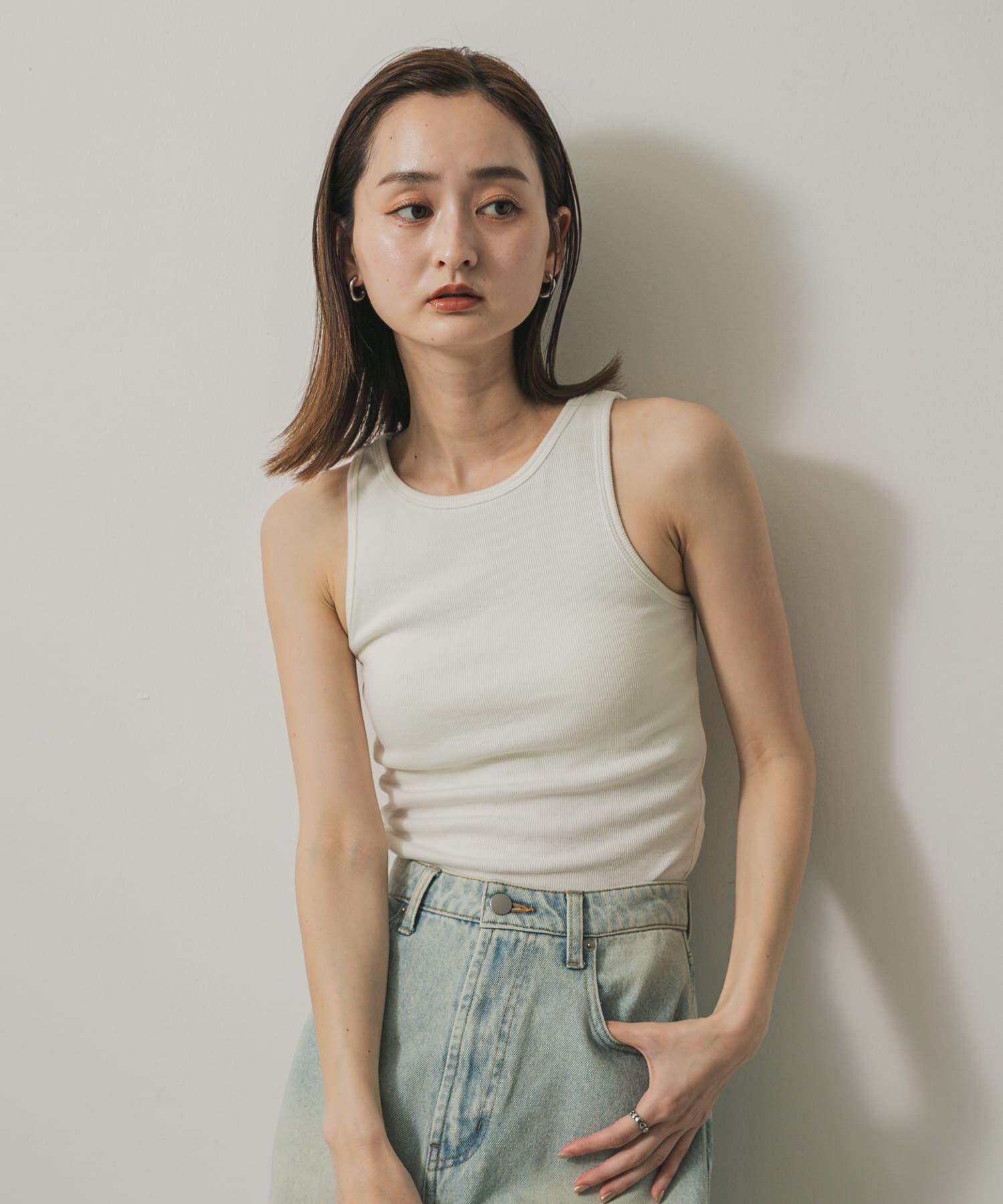 SENSE OF PLACE by URBAN RESEARCH「カップツキアメスリタンク」|タンクトップ|