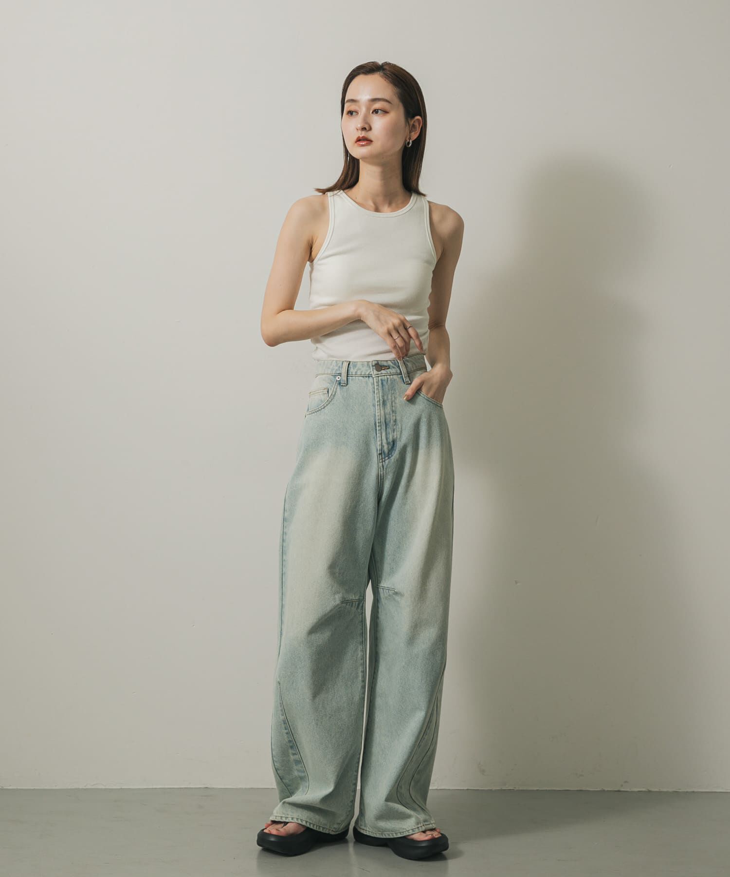 SENSE OF PLACE by URBAN RESEARCH「カップツキアメスリタンク」|タンクトップ|