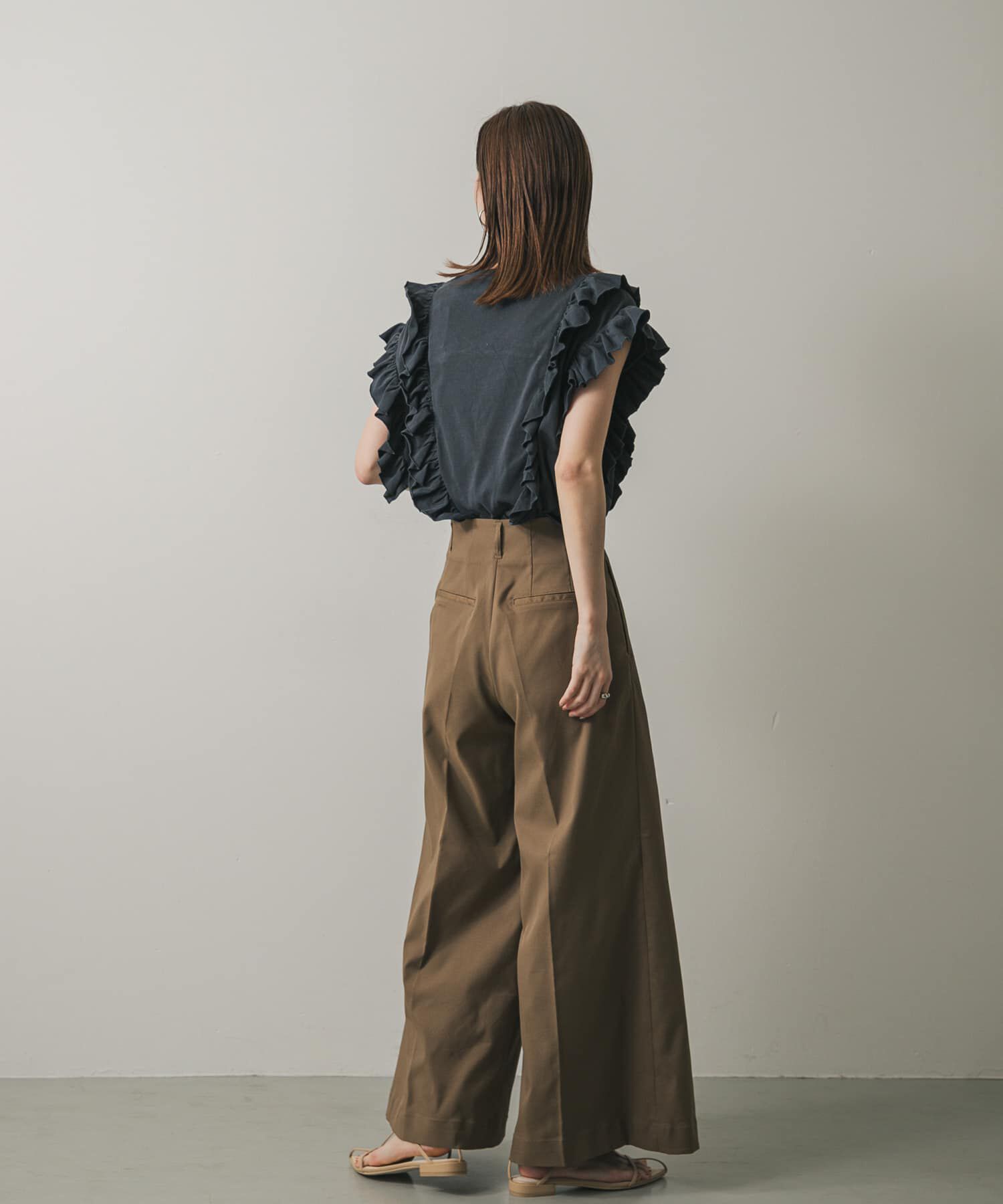 SENSE OF PLACE by URBAN RESEARCH「ギャザーフリルトップ」|Tシャツ・カットソー|