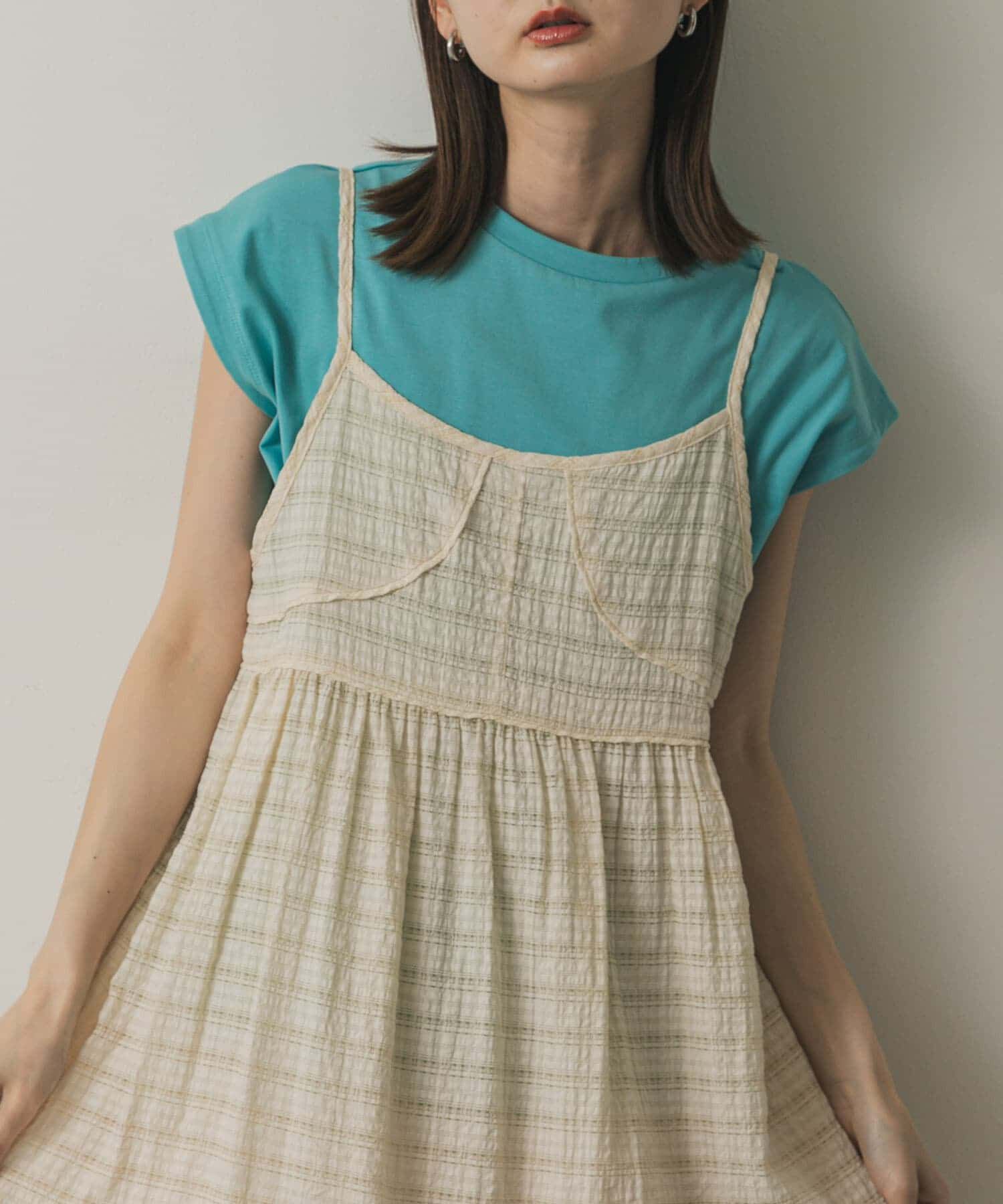 SENSE OF PLACE by URBAN RESEARCH「『UR TECH ひやサラクール』 クールタッチフレンチスリーブTシャツ」|Tシャツ・カットソー|