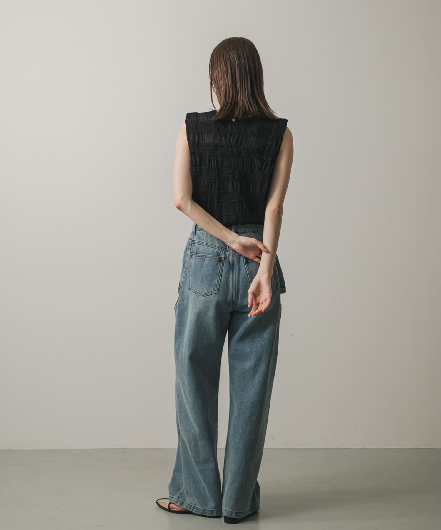 SENSE OF PLACE by URBAN RESEARCH「シャーリングパイピングカットトップ」|Tシャツ・カットソー|