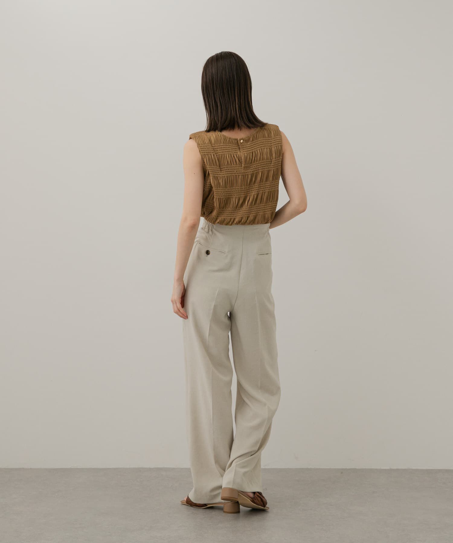 SENSE OF PLACE by URBAN RESEARCH「シャーリングパイピングカットトップ」|Tシャツ・カットソー|