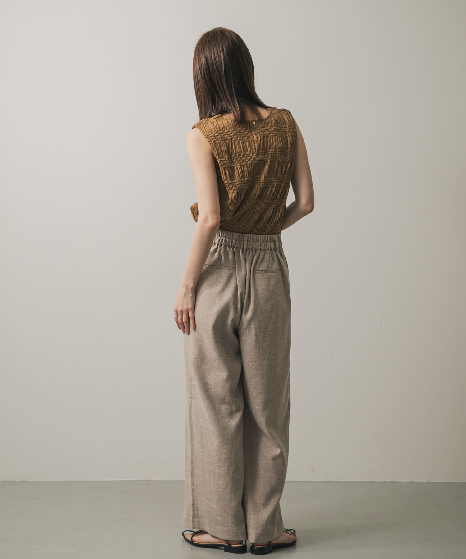 SENSE OF PLACE by URBAN RESEARCH「シャーリングパイピングカットトップ」|Tシャツ・カットソー|