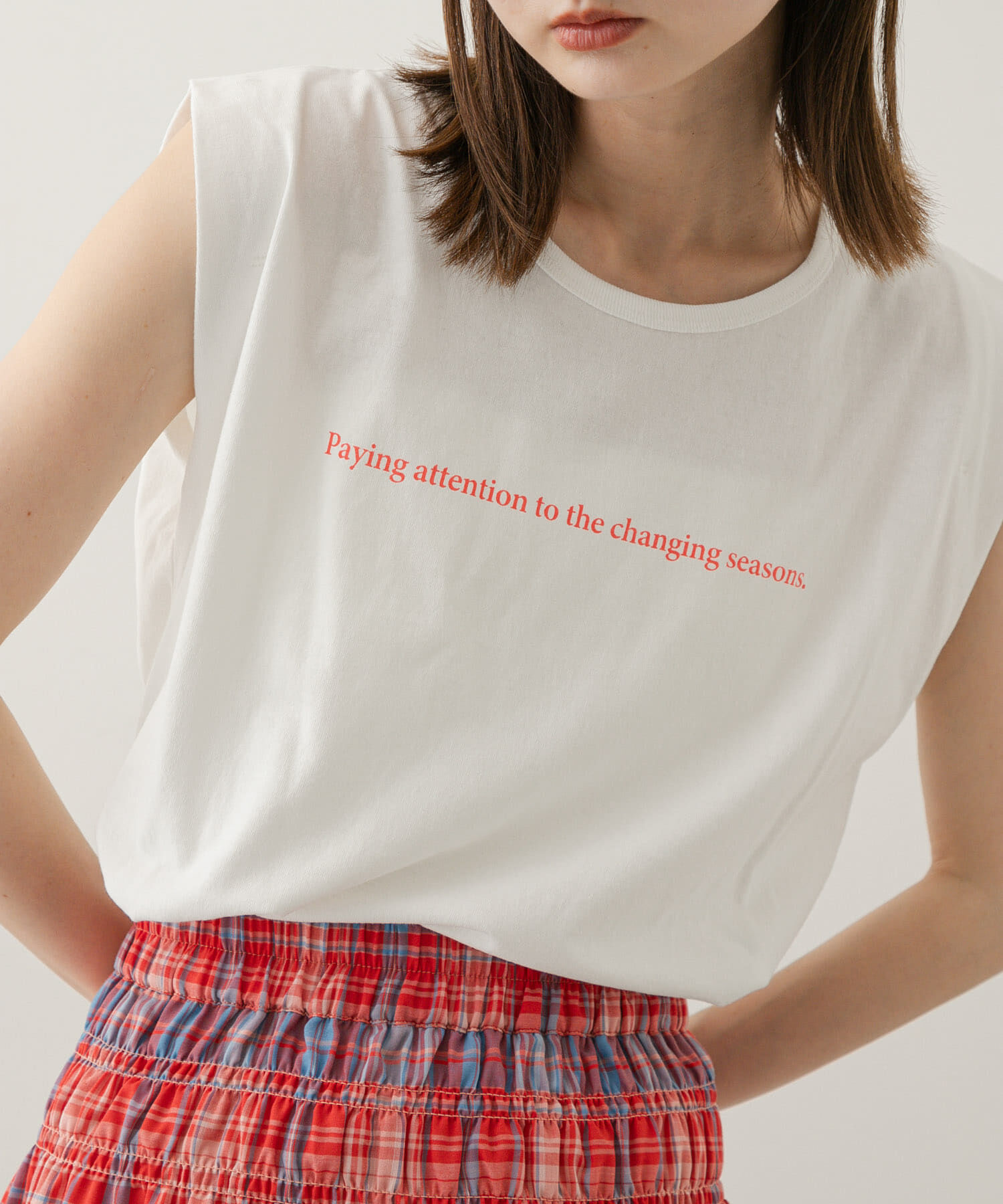 SENSE OF PLACE by URBAN RESEARCH「ショルダータックグラフィックTシャツ」|Tシャツ・カットソー|