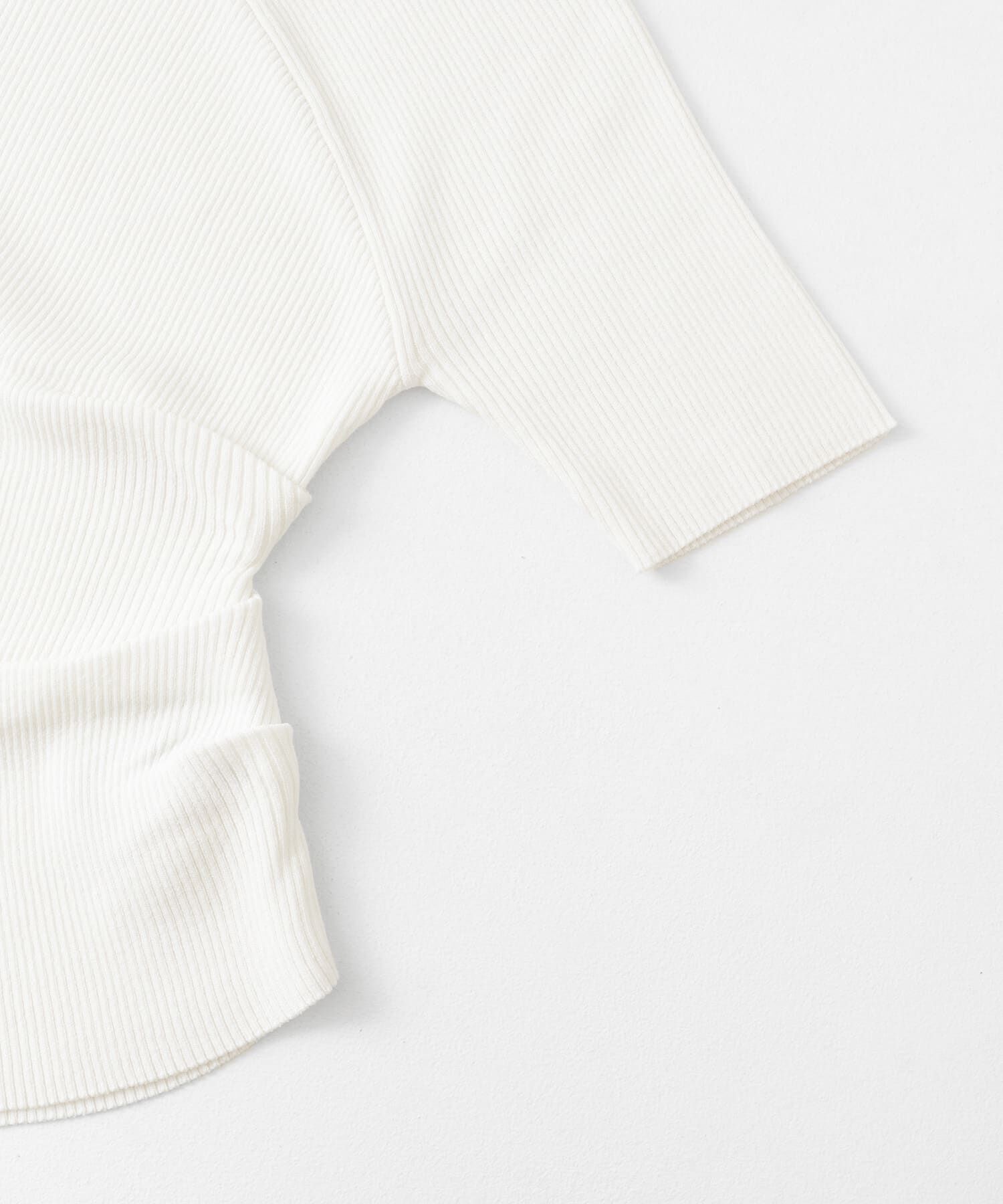 SENSE OF PLACE by URBAN RESEARCH「アシメネックセーター(半袖)」|ニット・セーター|