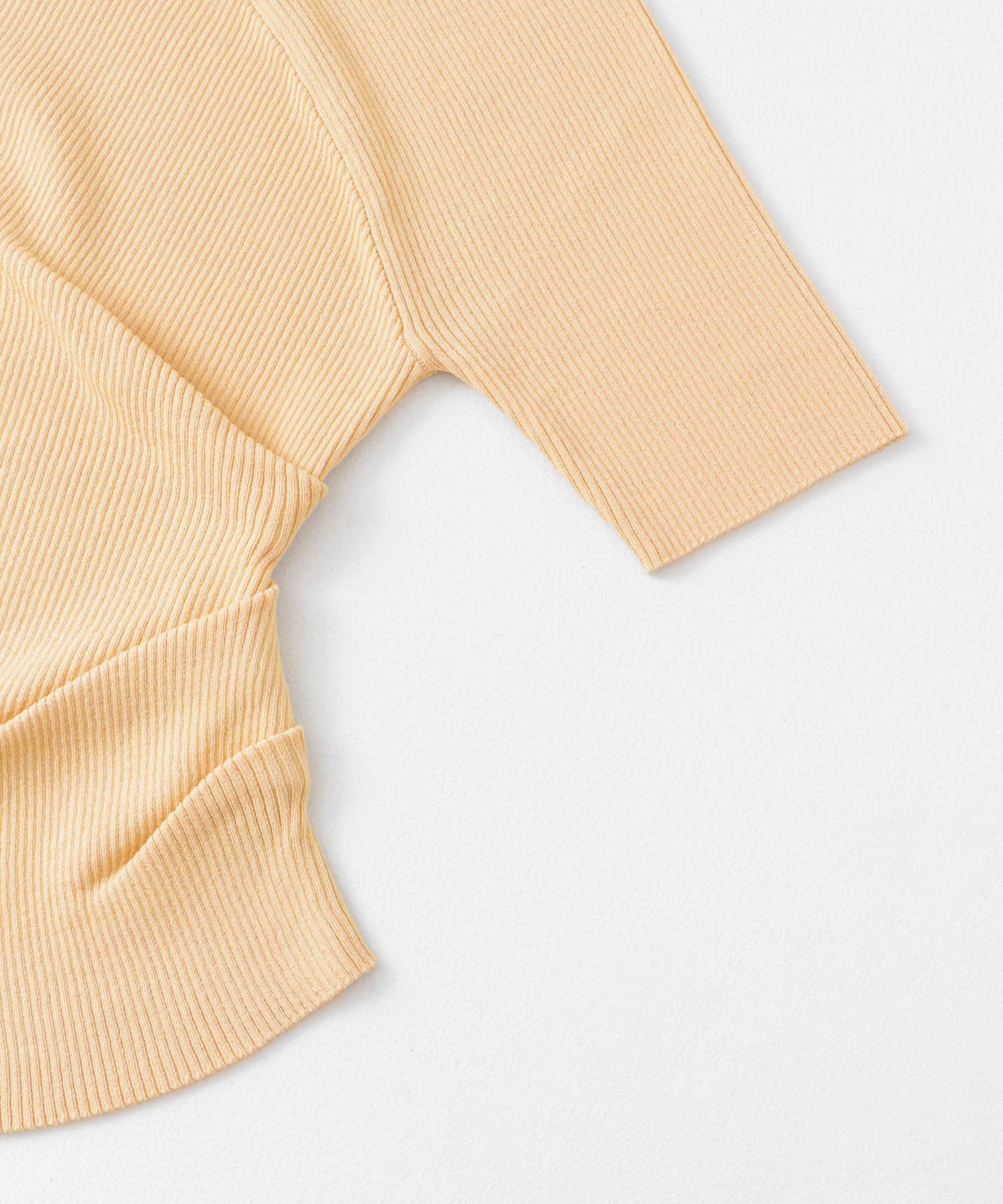 SENSE OF PLACE by URBAN RESEARCH「アシメネックセーター(半袖)」|ニット・セーター|