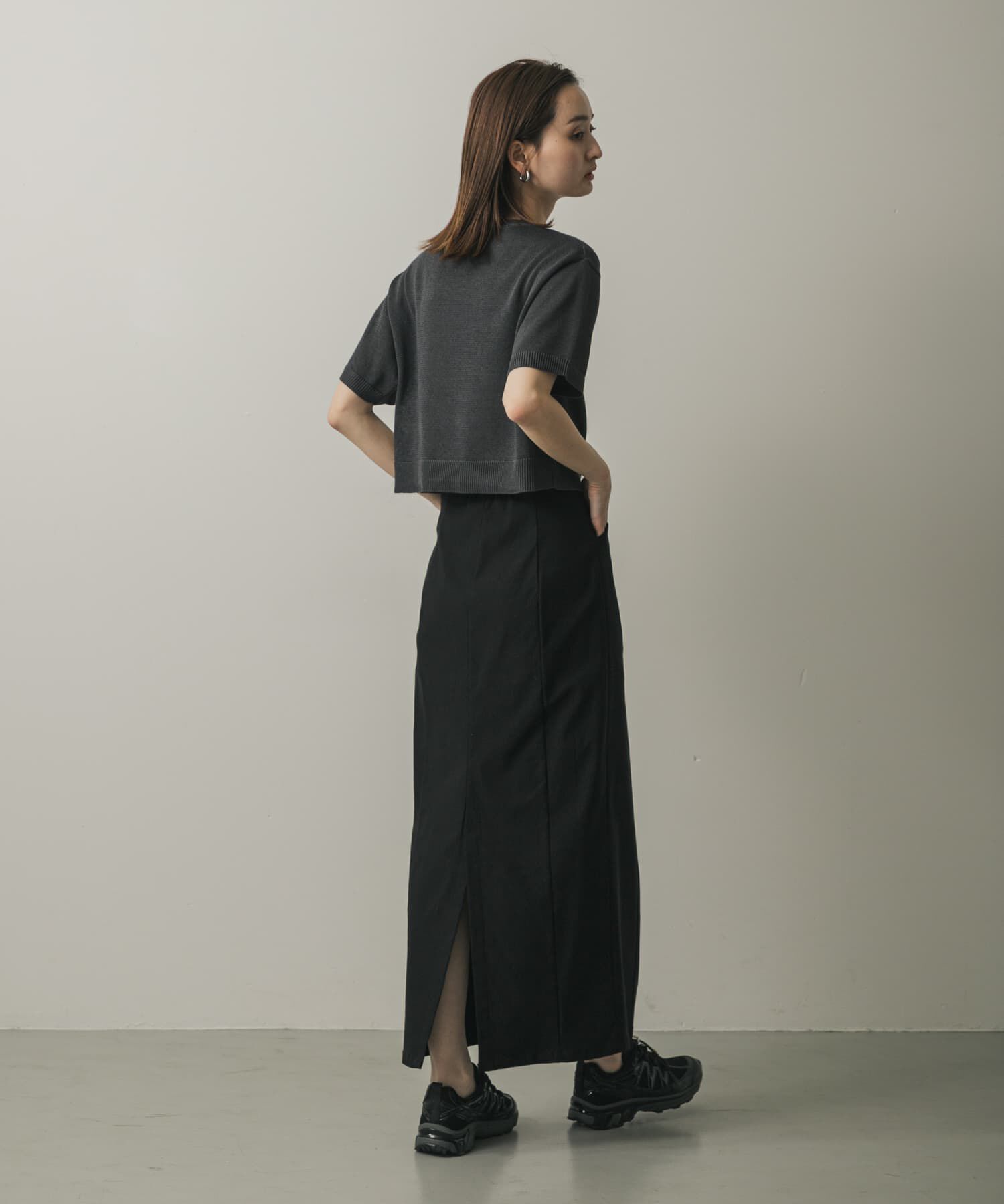 SENSE OF PLACE by URBAN RESEARCH「クルーネッククロップドセーター」|ニット・セーター|