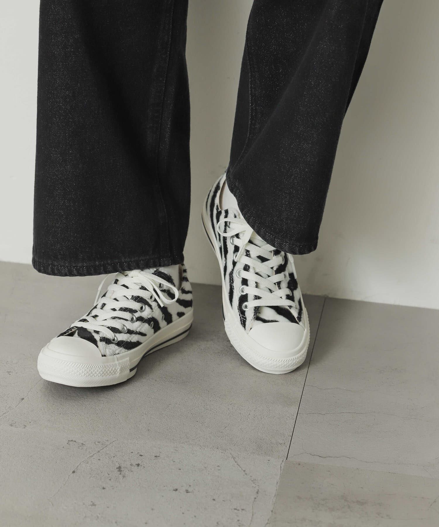 SENSE OF PLACE by URBAN RESEARCH「『WEB限定』CONVERSE　ALLSTAR ZEBRAFUR」|スニーカー|オフホワイト