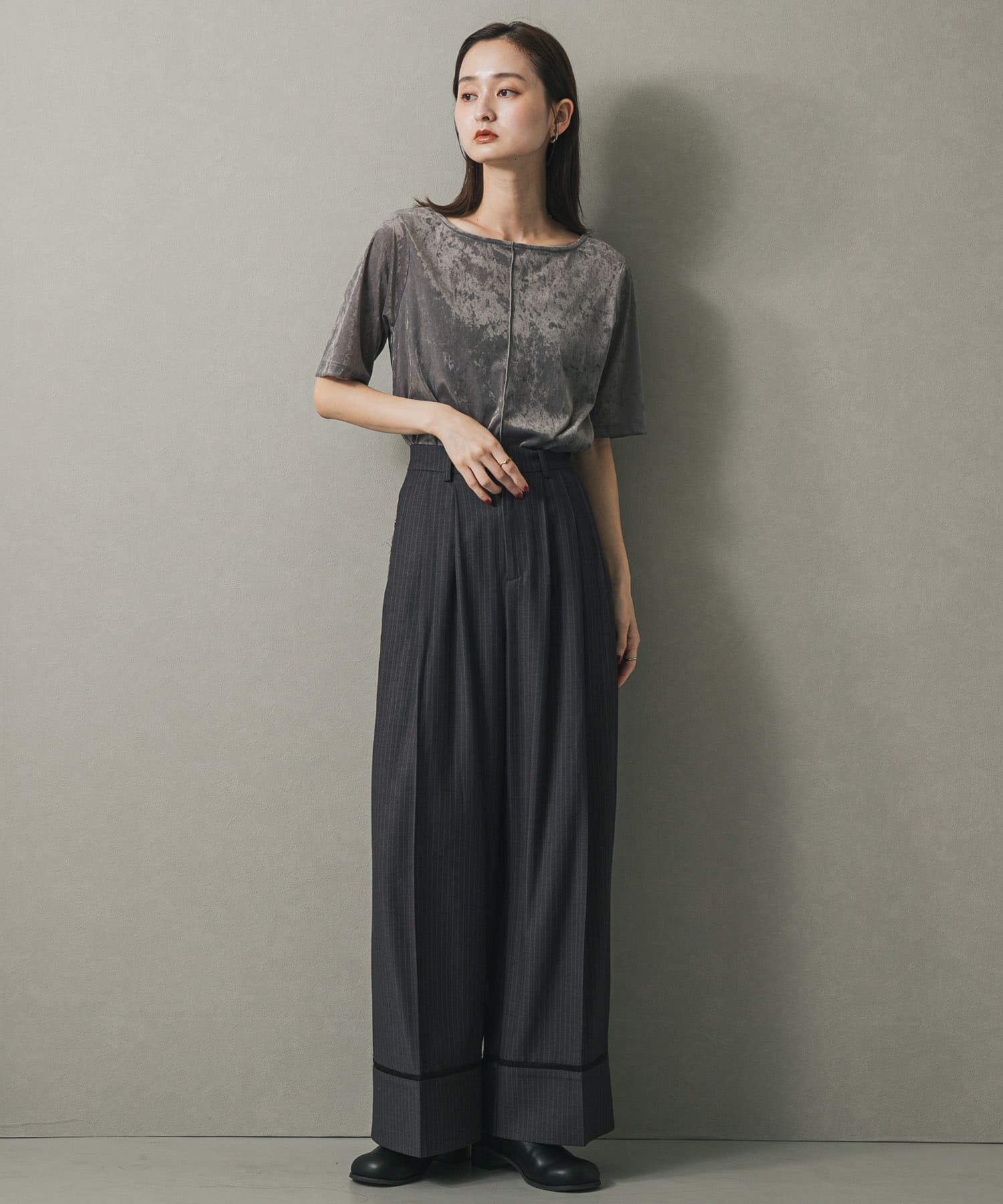 SENSE OF PLACE by URBAN RESEARCH「シアーベロアTシャツ(半袖)」|Tシャツ・カットソー|