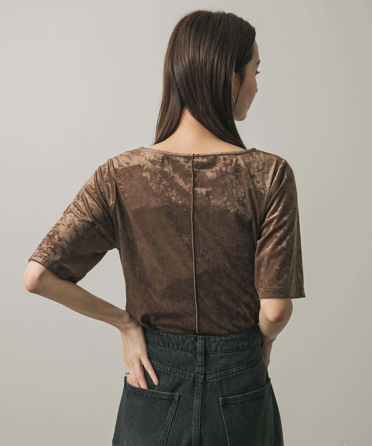 SENSE OF PLACE by URBAN RESEARCH「シアーベロアTシャツ(半袖)」|Tシャツ・カットソー|