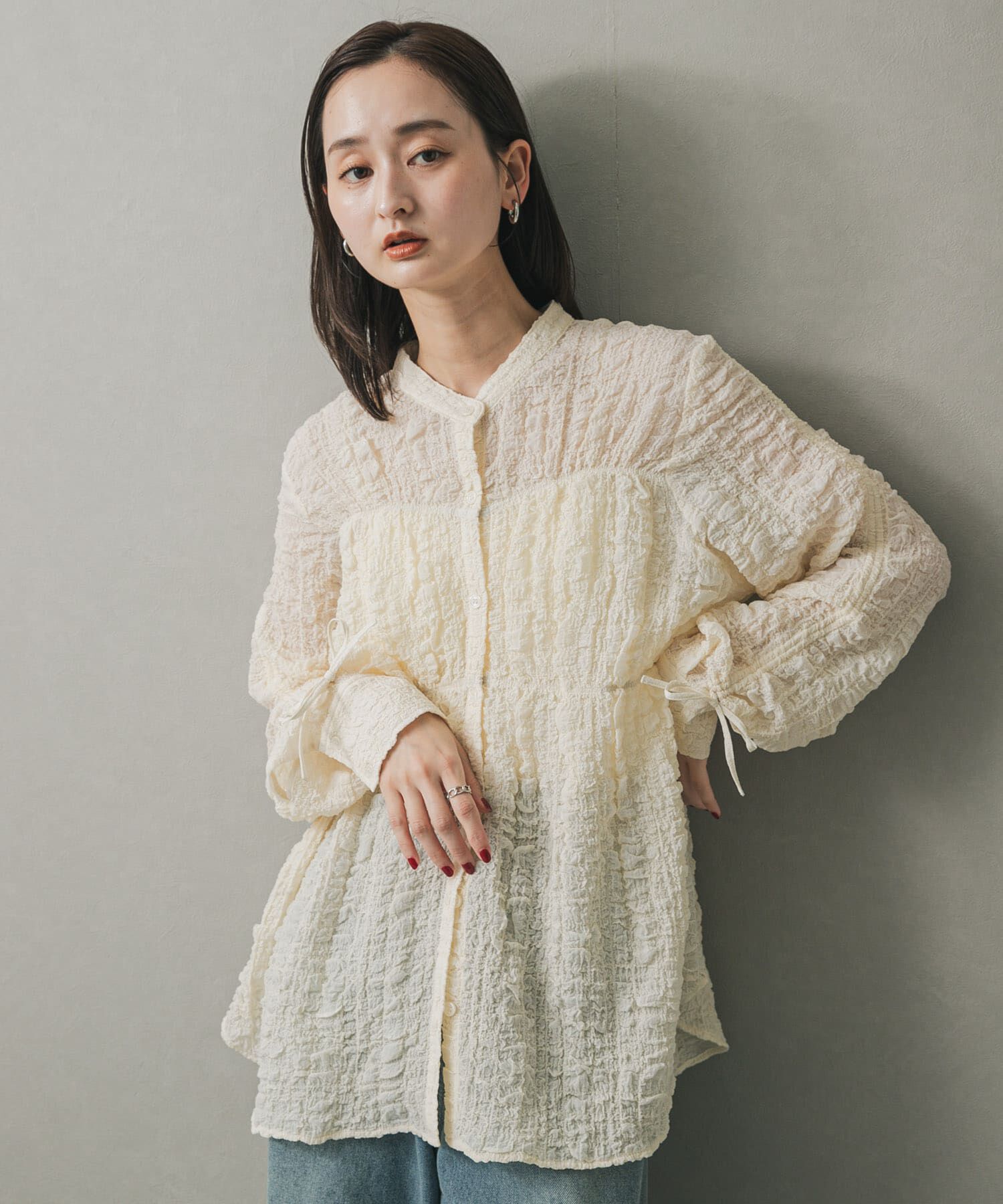 SENSE OF PLACE by URBAN RESEARCH「シャーリングシャツ」|シャツ・ブラウス|