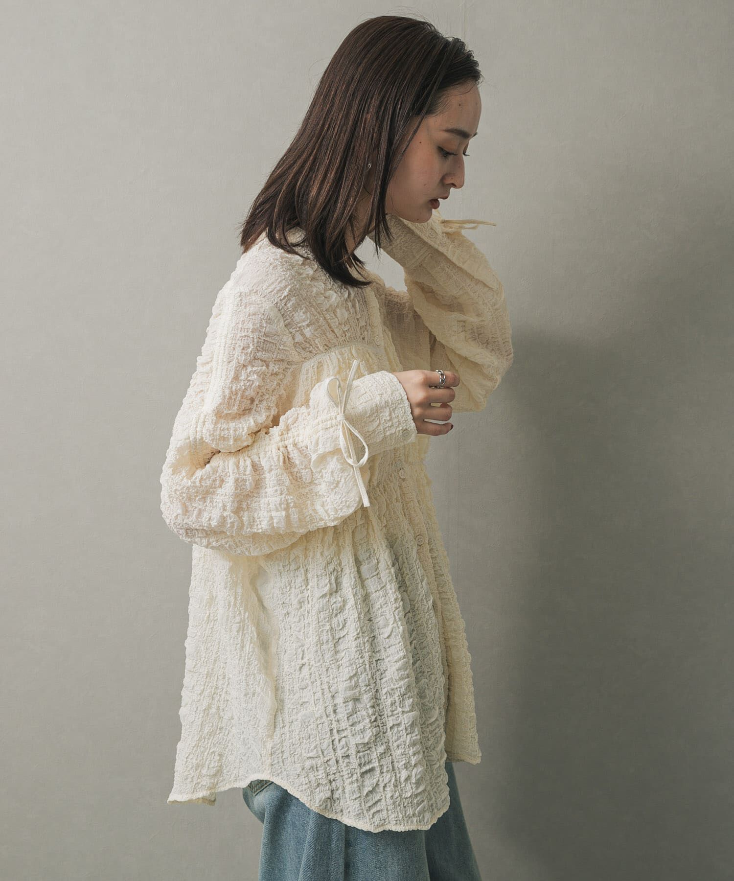 SENSE OF PLACE by URBAN RESEARCH「シャーリングシャツ」|シャツ・ブラウス|