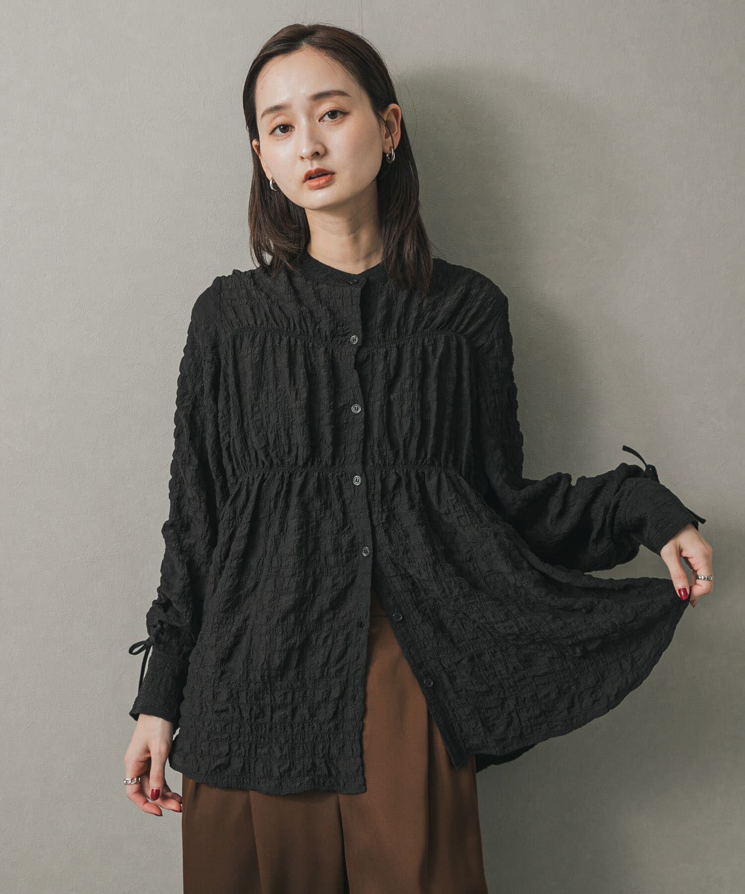 SENSE OF PLACE by URBAN RESEARCH「シャーリングシャツ」|シャツ・ブラウス|