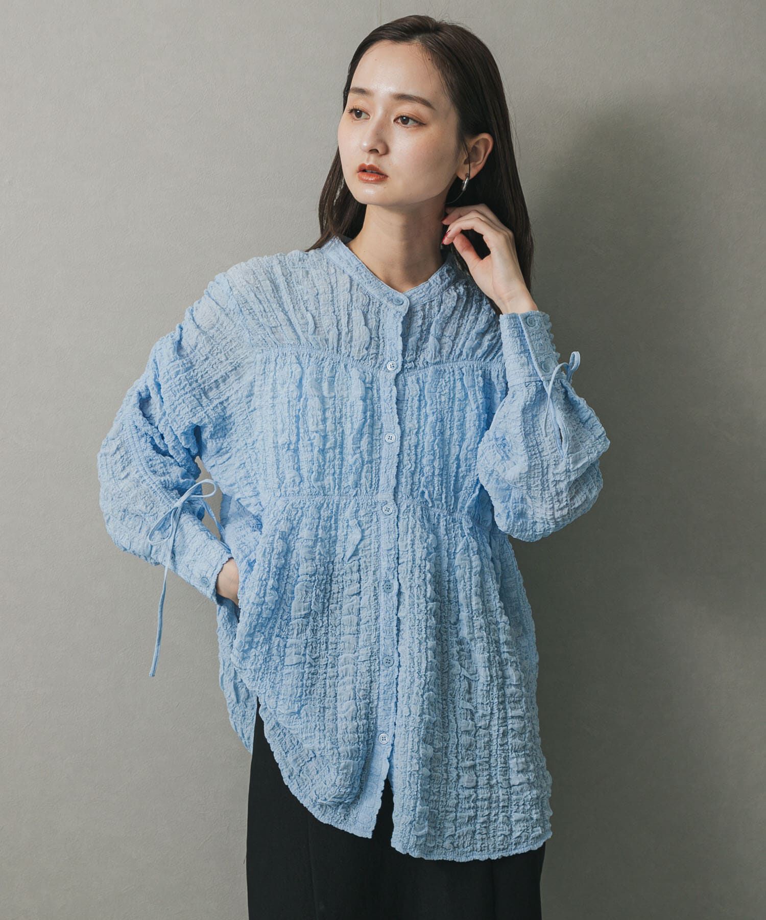 SENSE OF PLACE by URBAN RESEARCH「シャーリングシャツ」|シャツ・ブラウス|