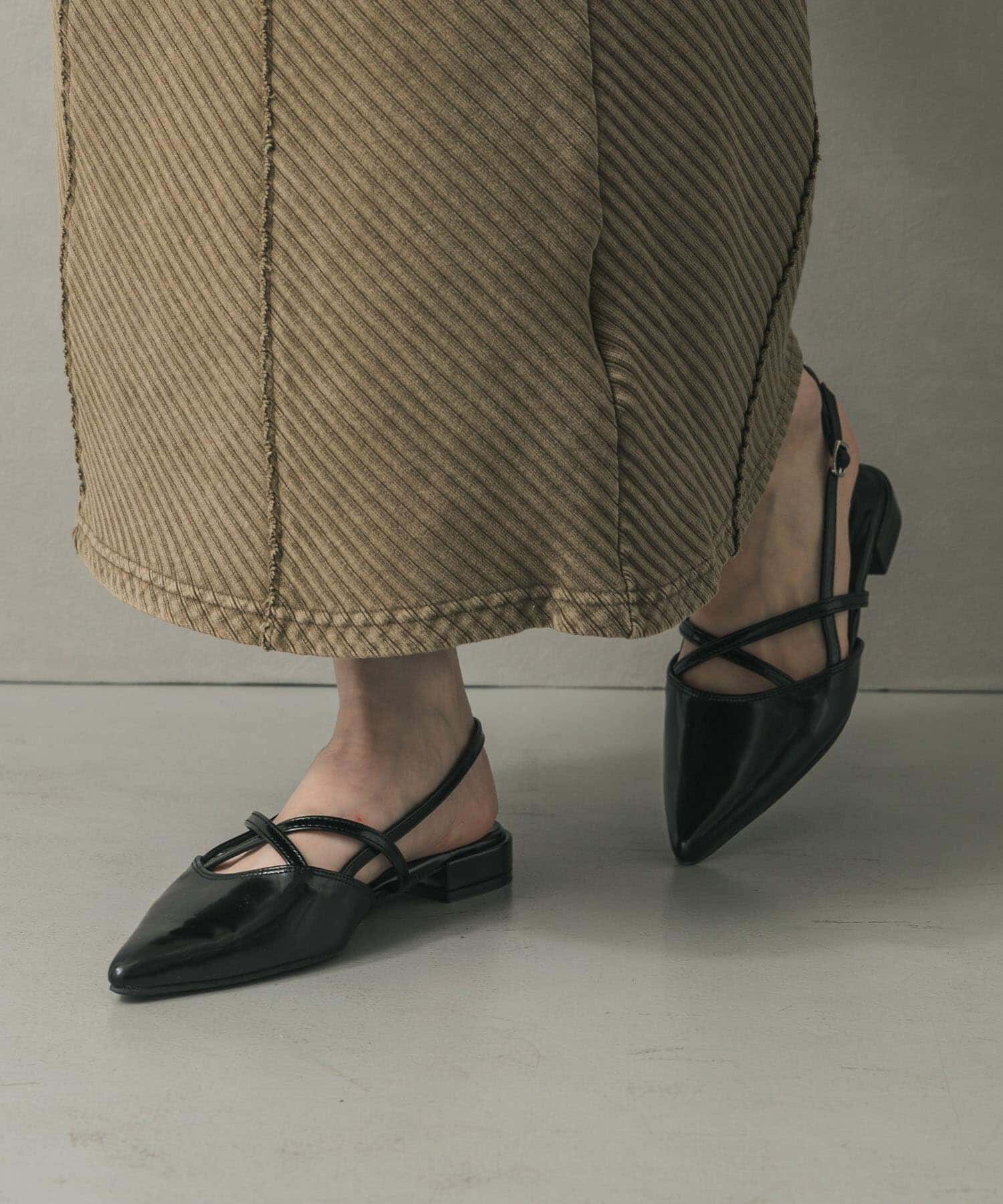 SENSE OF PLACE by URBAN RESEARCH「ポインテッドクロスベルトミュール」|その他|