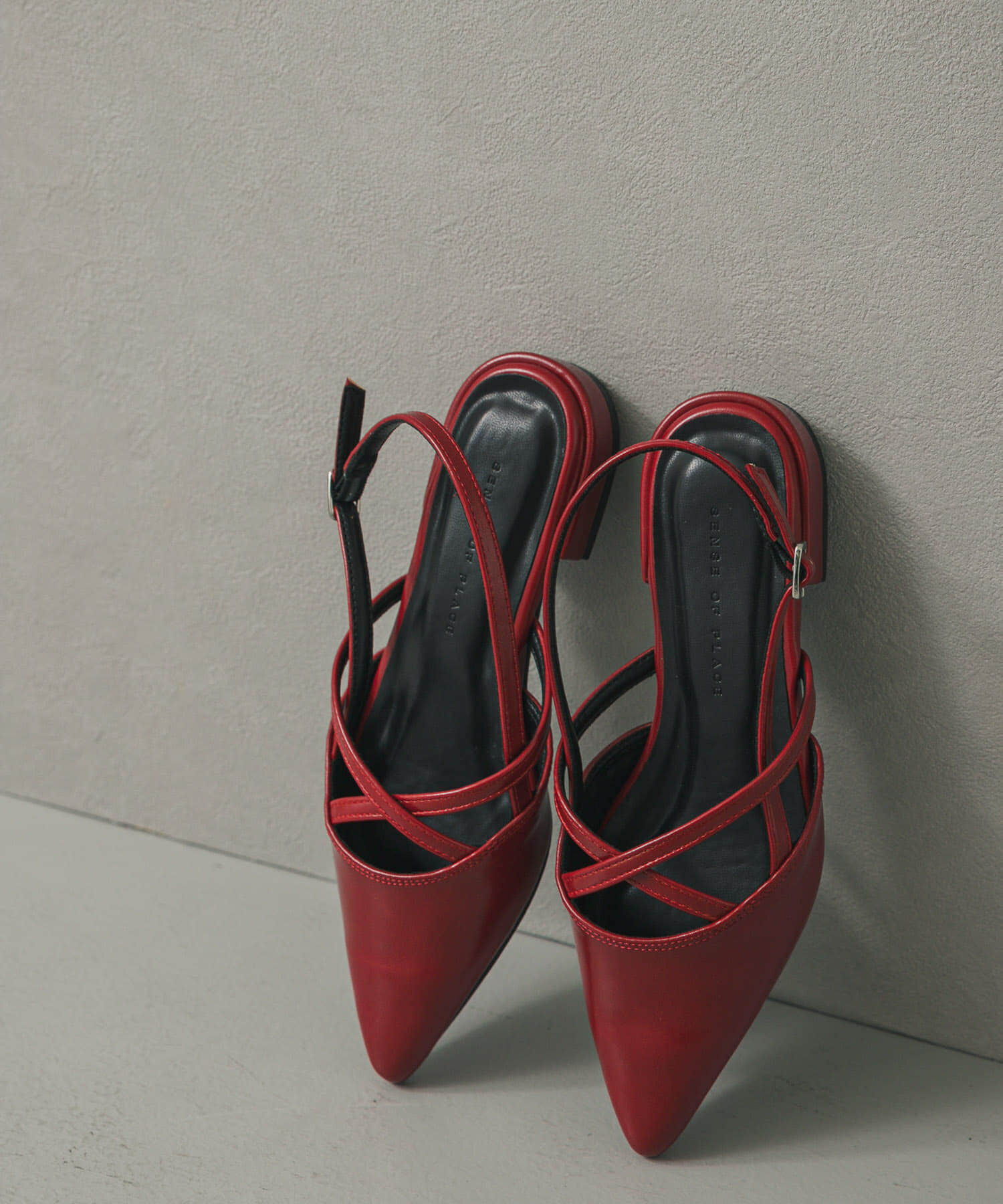 SENSE OF PLACE by URBAN RESEARCH「ポインテッドクロスベルトミュール」|その他|