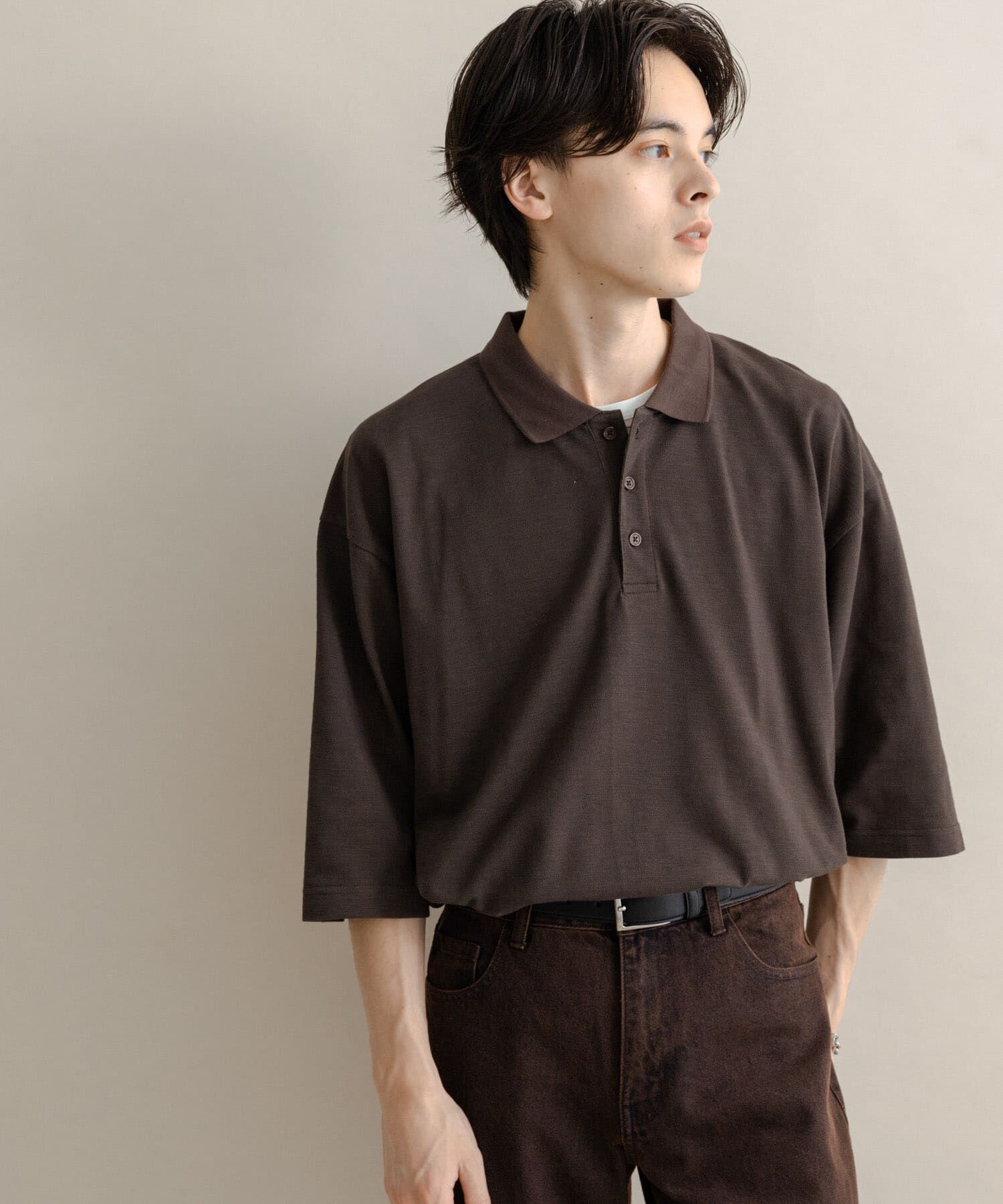 SENSE OF PLACE by URBAN RESEARCH「スラブカノコエクストラルーズポロシャツ」|ポロシャツ|