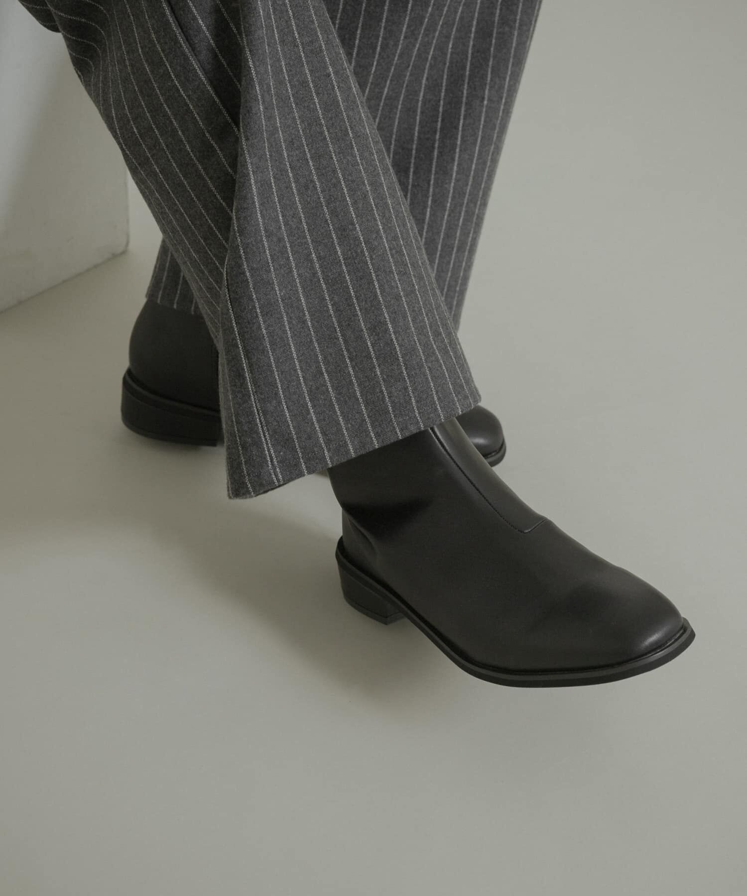 SENSE OF PLACE by URBAN RESEARCH「スクエアトゥサイドジップローブーツ」|ショートブーツ|