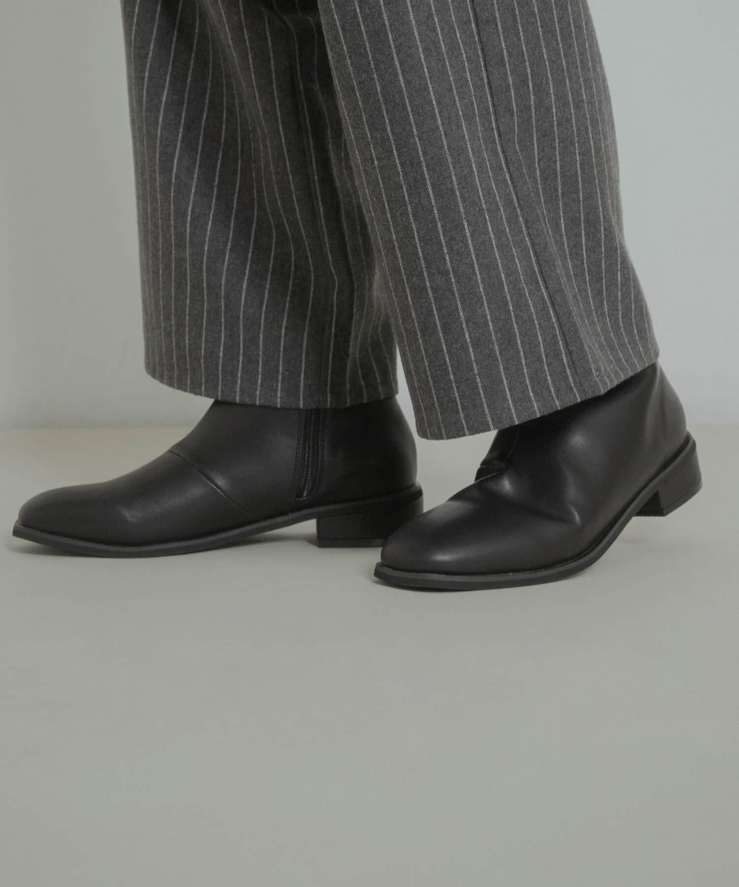 SENSE OF PLACE by URBAN RESEARCH「スクエアトゥサイドジップローブーツ」|ショートブーツ|