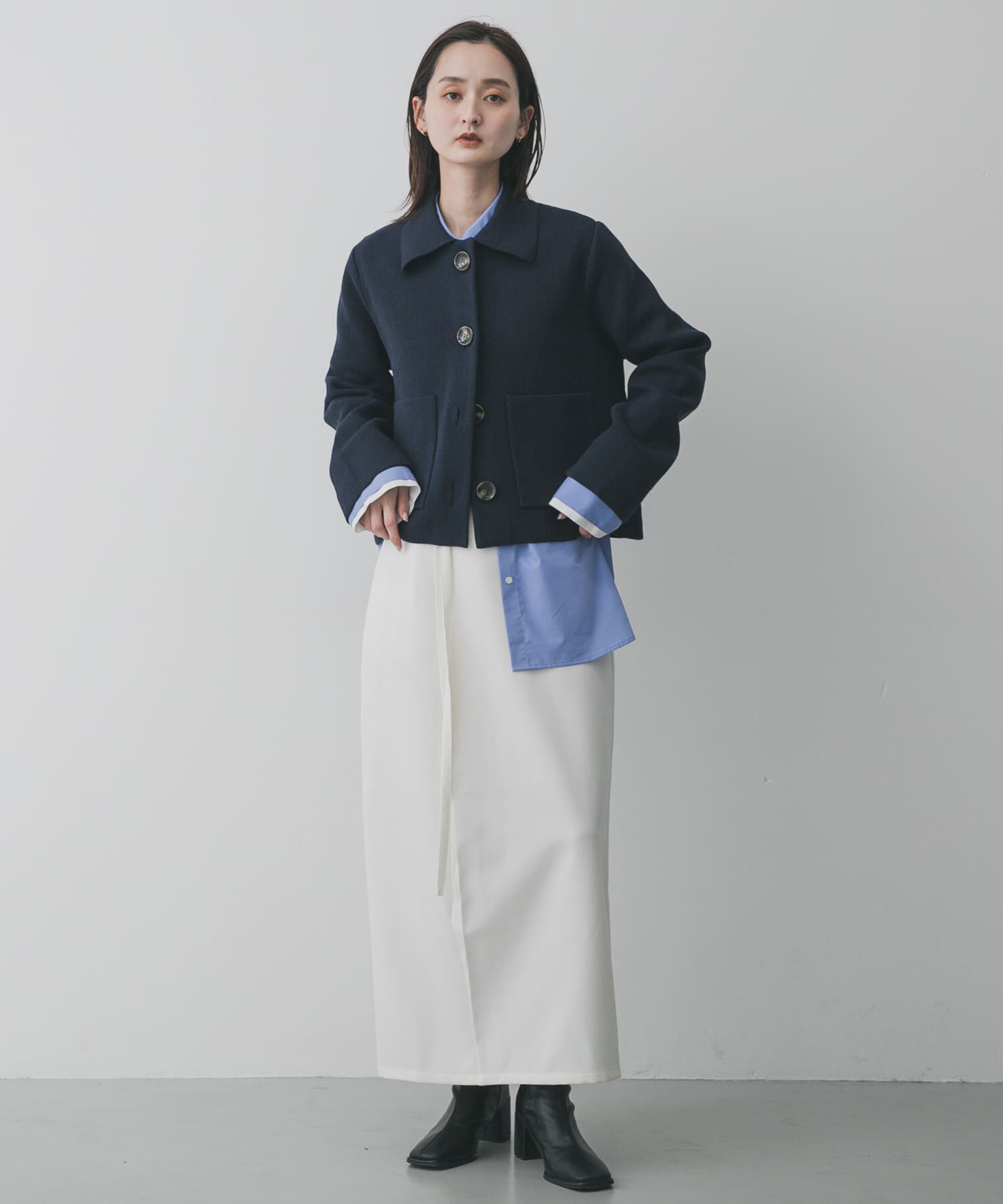 SENSE OF PLACE by URBAN RESEARCH「ベルトデザインペンシルスカート」|スカート|