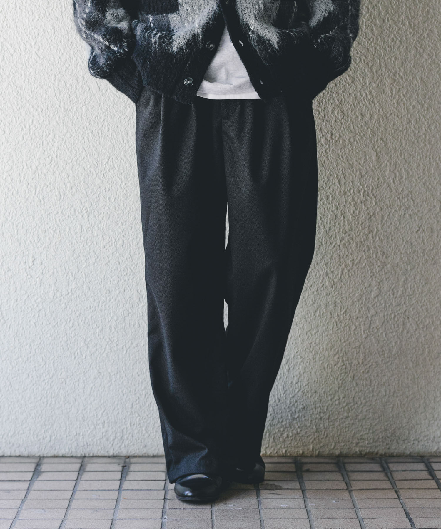 SENSE OF PLACE by URBAN RESEARCH「ブラッシュドイージーワイドパンツ」|その他|チャコールグレー