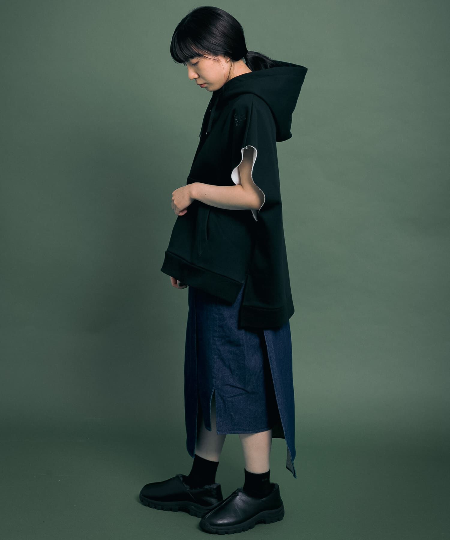 SENSE OF PLACE by URBAN RESEARCH「Uiscel　撥水デニムラップスカート」|スカート|