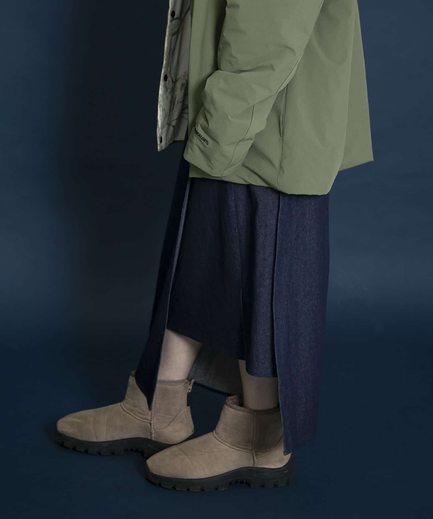 SENSE OF PLACE by URBAN RESEARCH「Uiscel　撥水デニムラップスカート」|スカート|