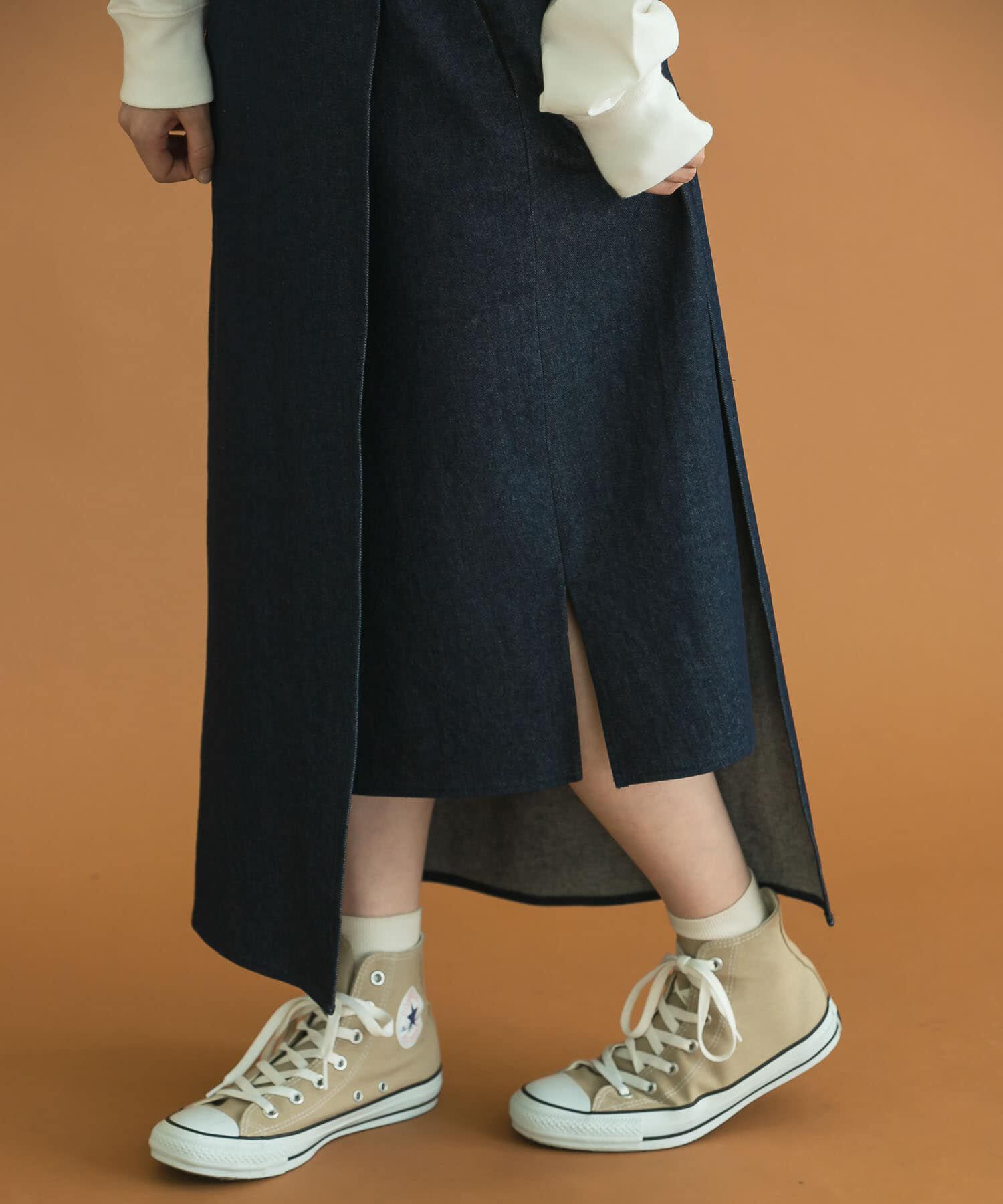 SENSE OF PLACE by URBAN RESEARCH「Uiscel　撥水デニムラップスカート」|スカート|