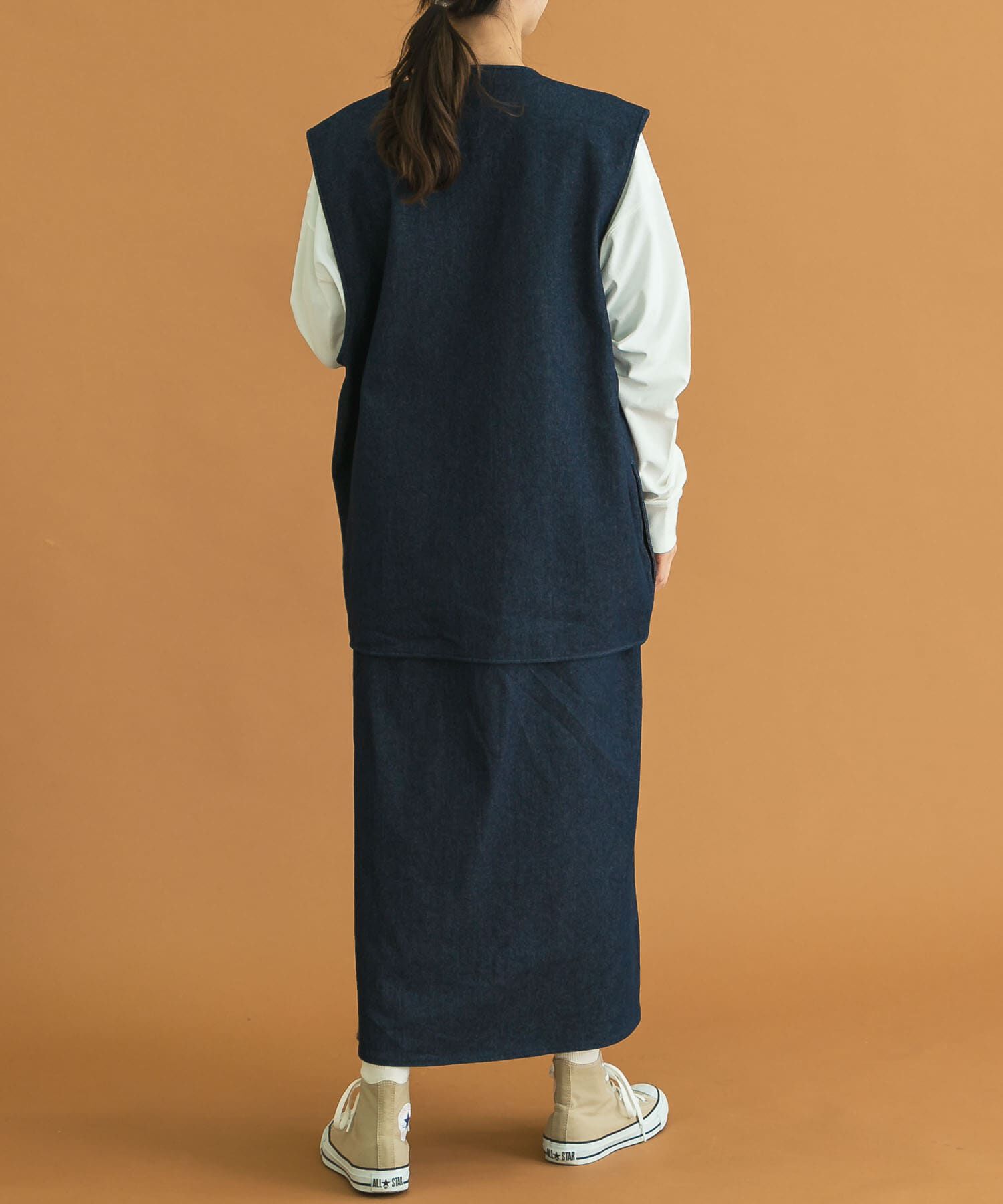 SENSE OF PLACE by URBAN RESEARCH「Uiscel　撥水デニムラップスカート」|スカート|