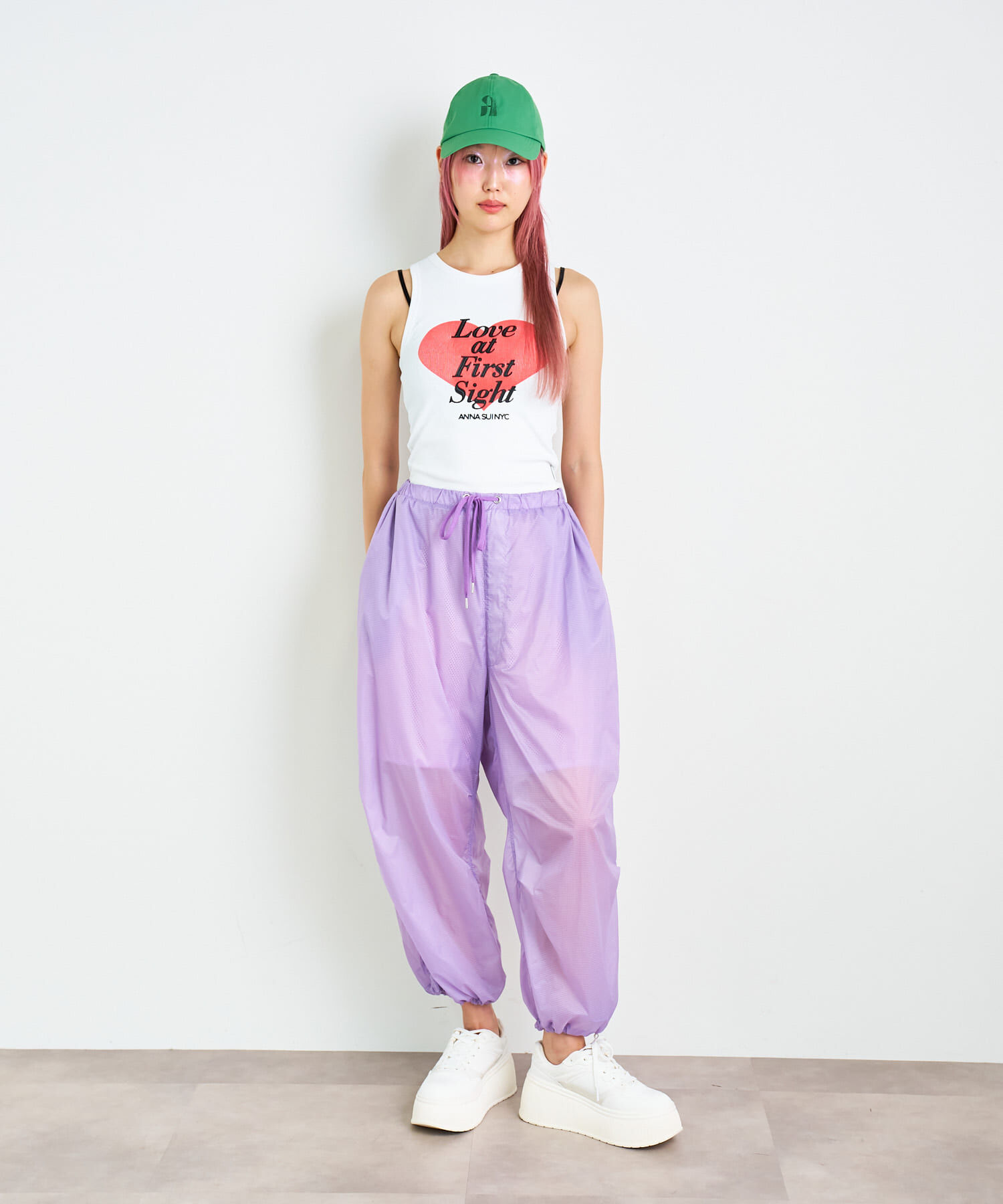 SENSE OF PLACE by URBAN RESEARCH「ANNA SUI NYC　シアーリップアクティブパンツ」|その他|