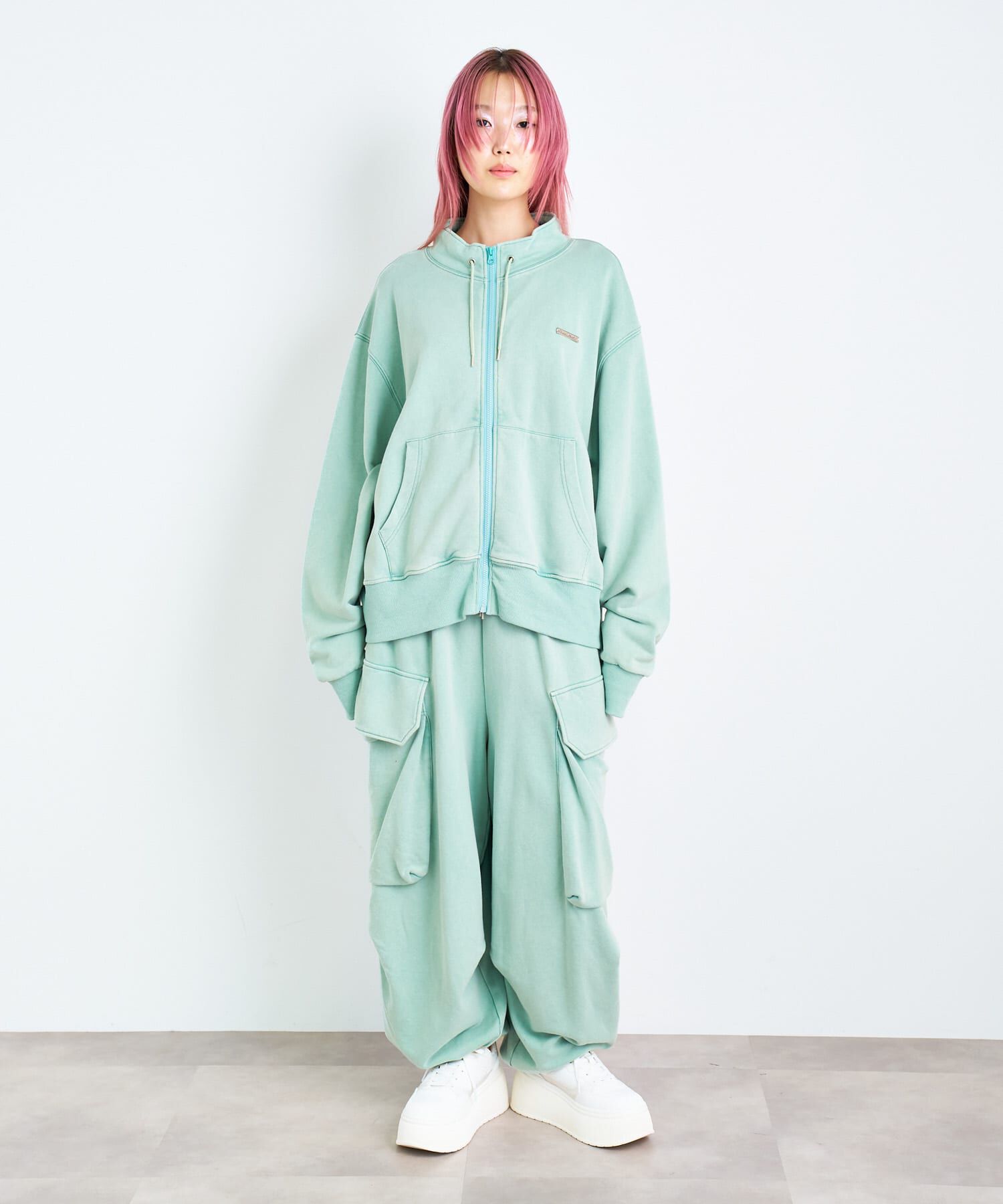 SENSE OF PLACE by URBAN RESEARCH「ANNA SUI NYC　ビッグポケットバギースウェットパンツ」|その他|