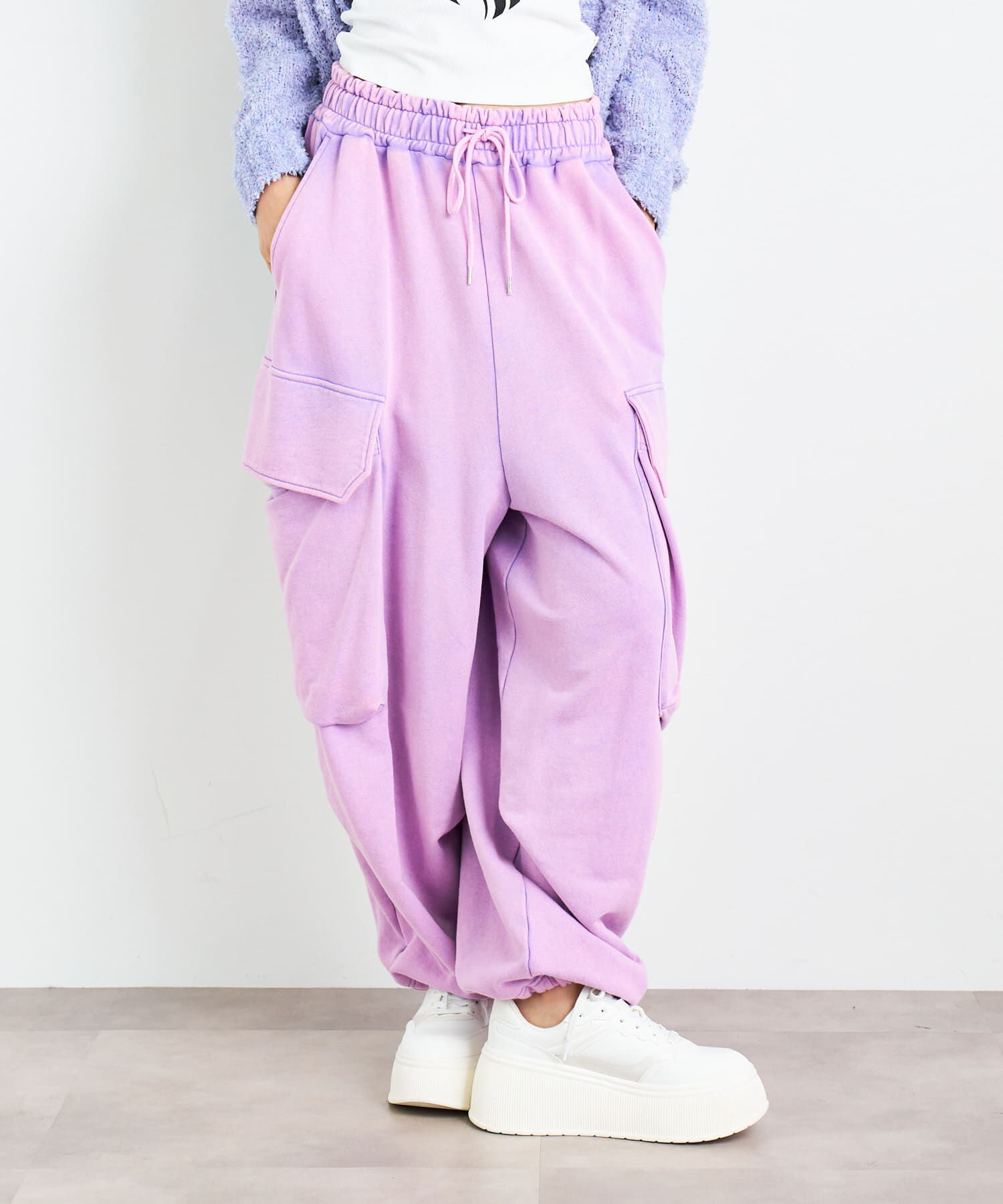 SENSE OF PLACE by URBAN RESEARCH「ANNA SUI NYC　ビッグポケットバギースウェットパンツ」|その他|