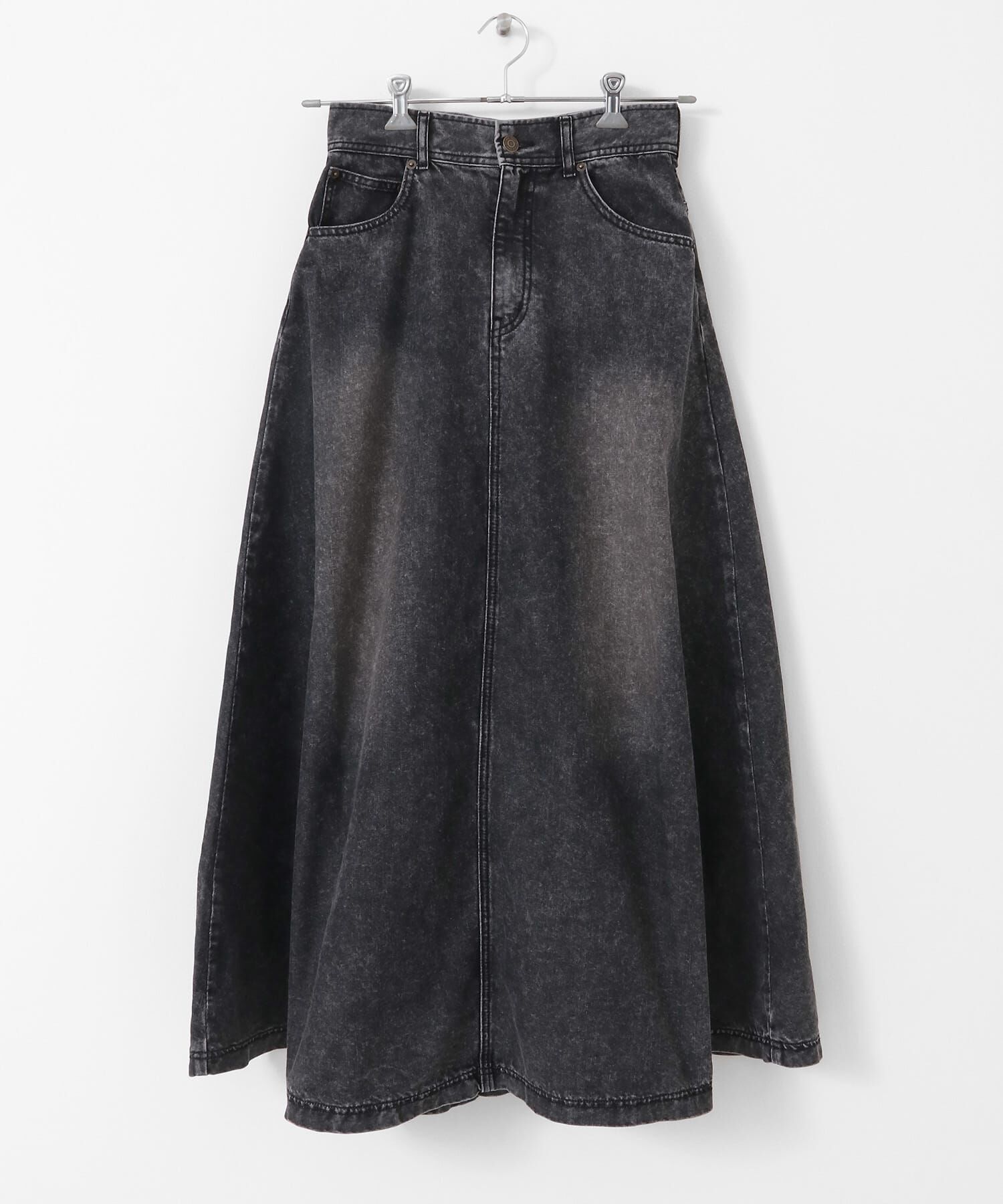 SENSE OF PLACE by URBAN RESEARCH「ANNA SUI NYC　オーバードレープデニムロングスカート」|スカート|